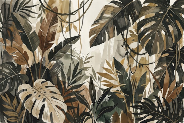 Earthy Foliage Art