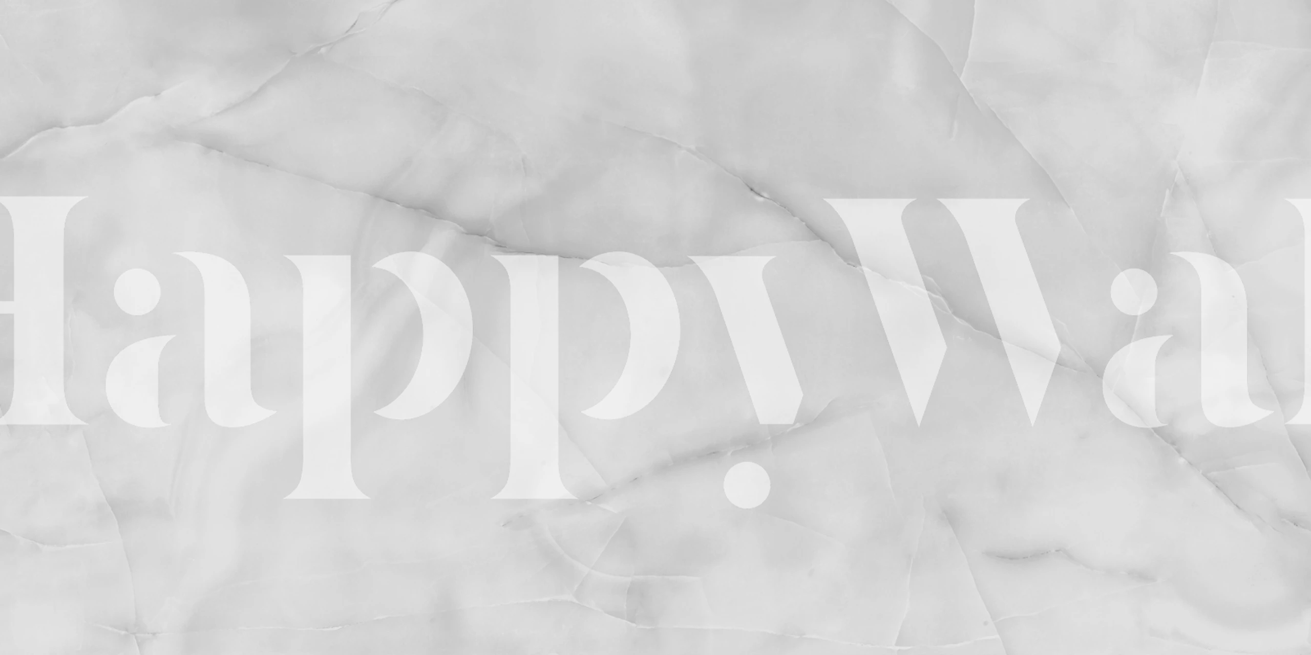 White Grey Onyx Cloud Marble wallpaper in a room