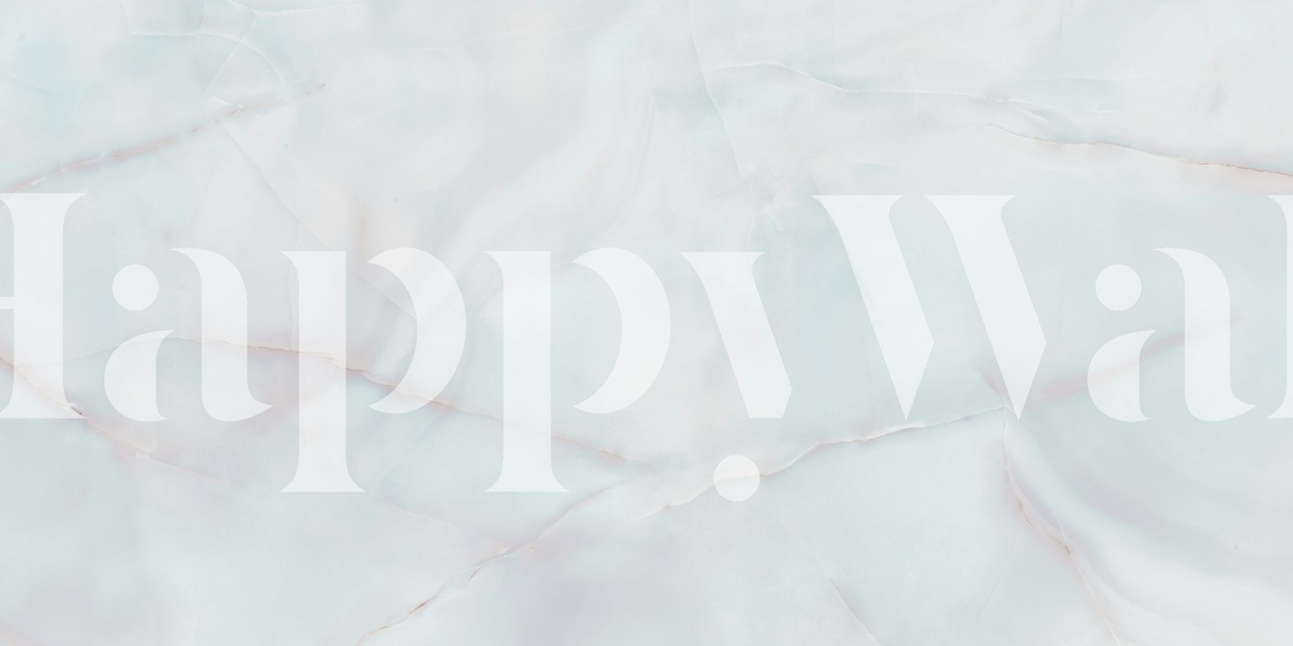 Rose Cloud White Marble wallpaper in a room