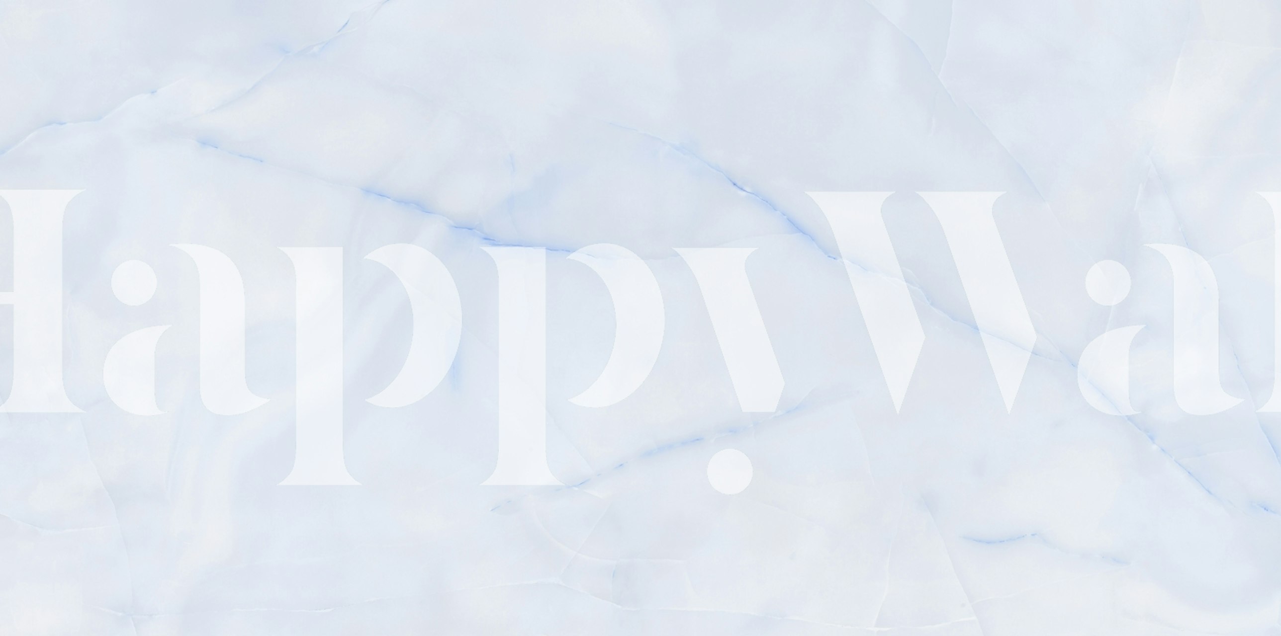 Papel de parede Ice Blue Vein White Onyx Marble em um quarto