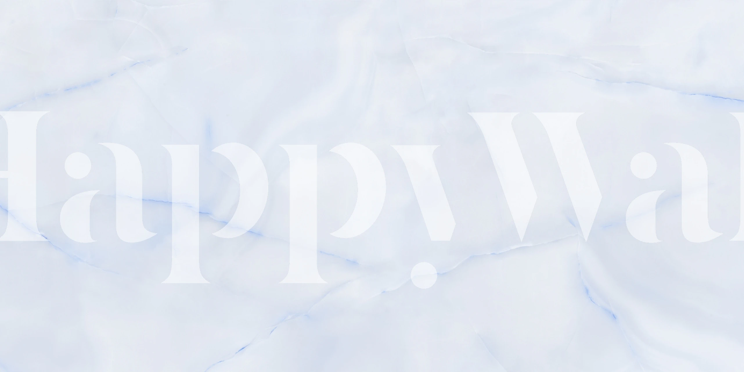 Soft Blue Vein White Marble Tapete in einem Raum