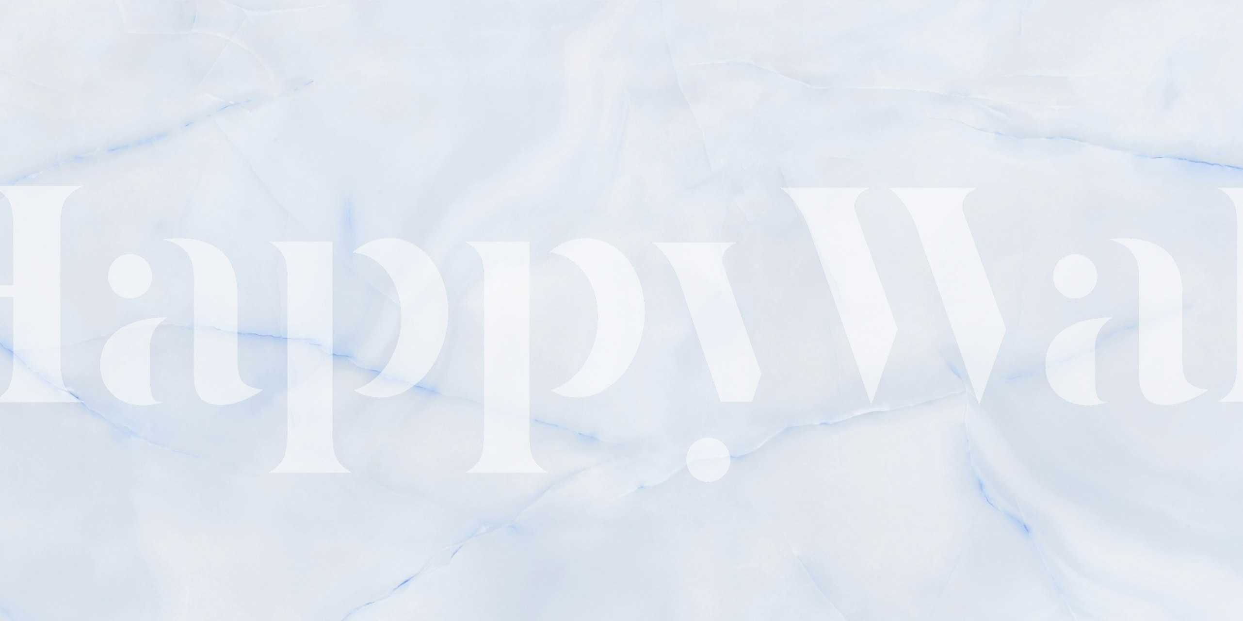 Carta da parati Soft Blue Vein White Marble in una stanza