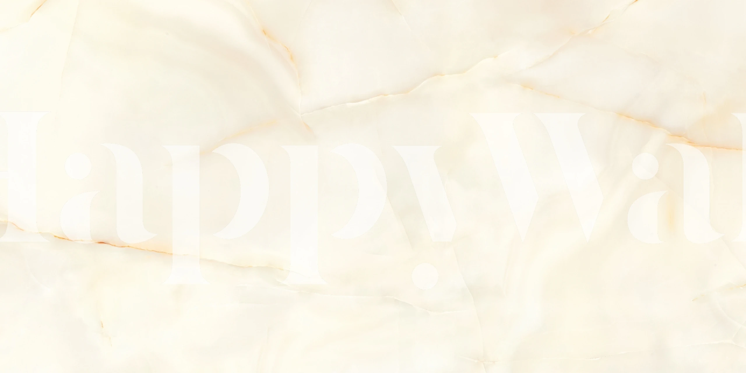 Warm Crystal Onyx Marble Tapete in einem Raum