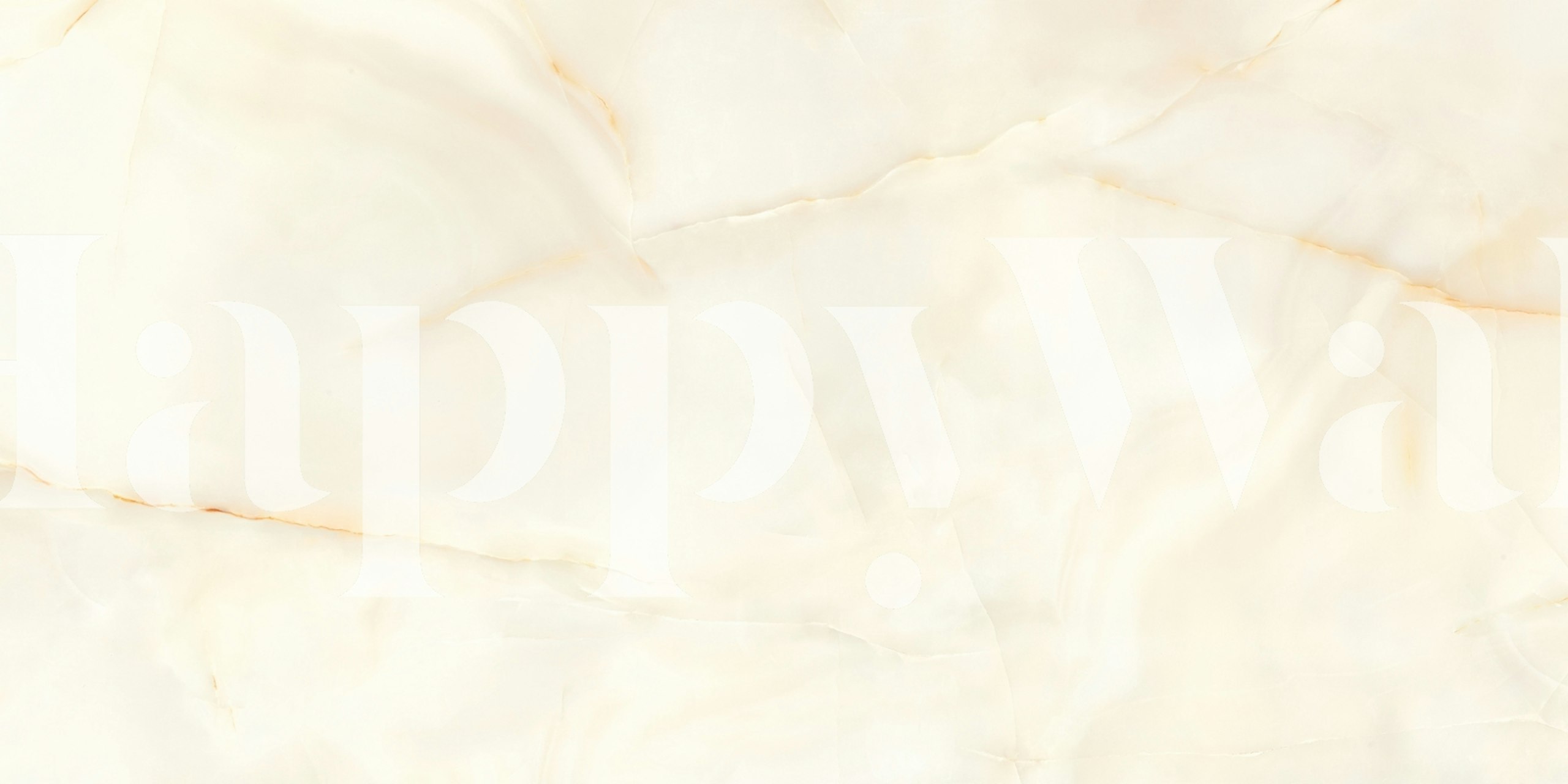 Warm Crystal Onyx Marble behang in een kamer