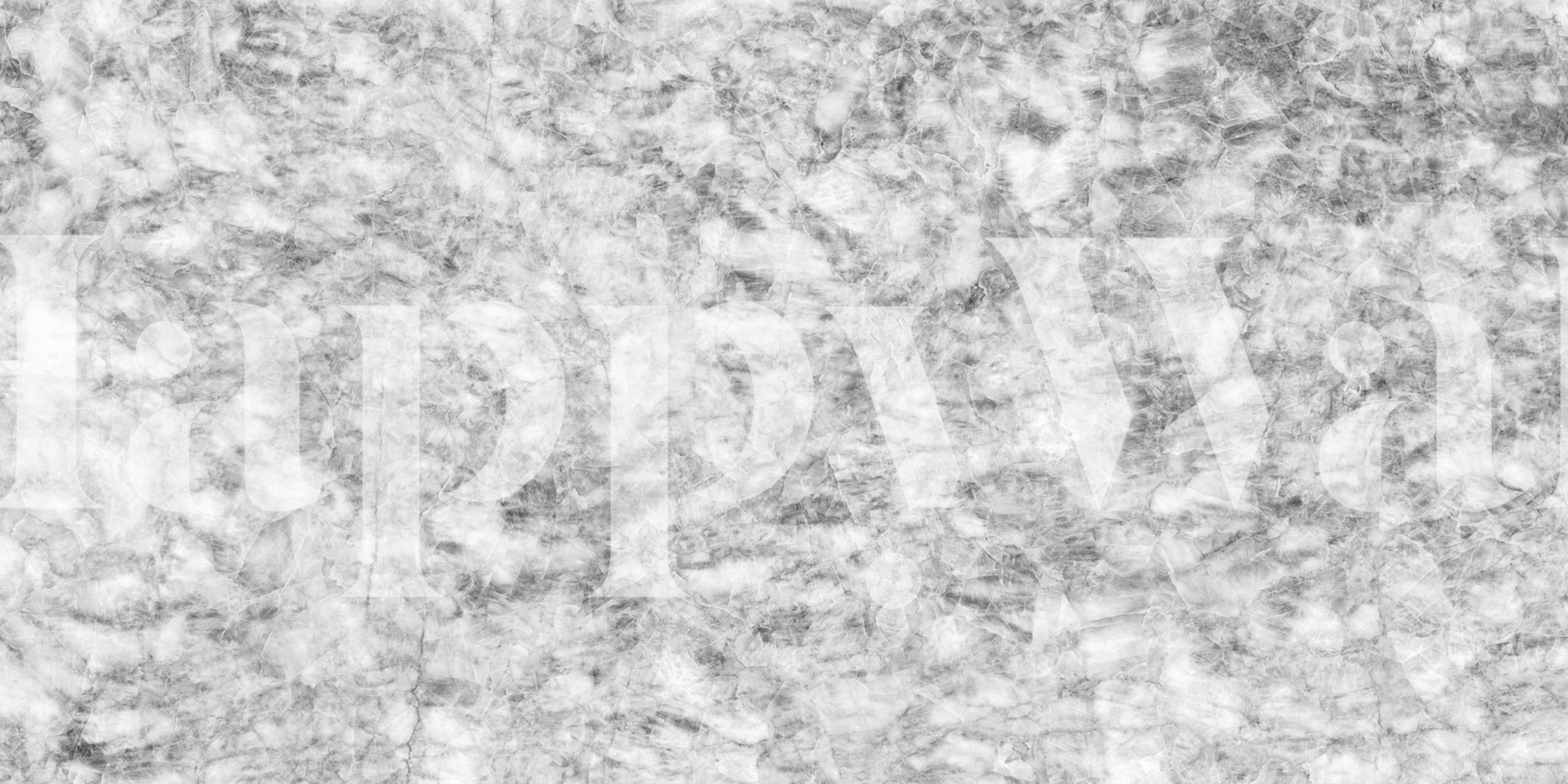 Silver Cloud White Marble wallpaper in a room