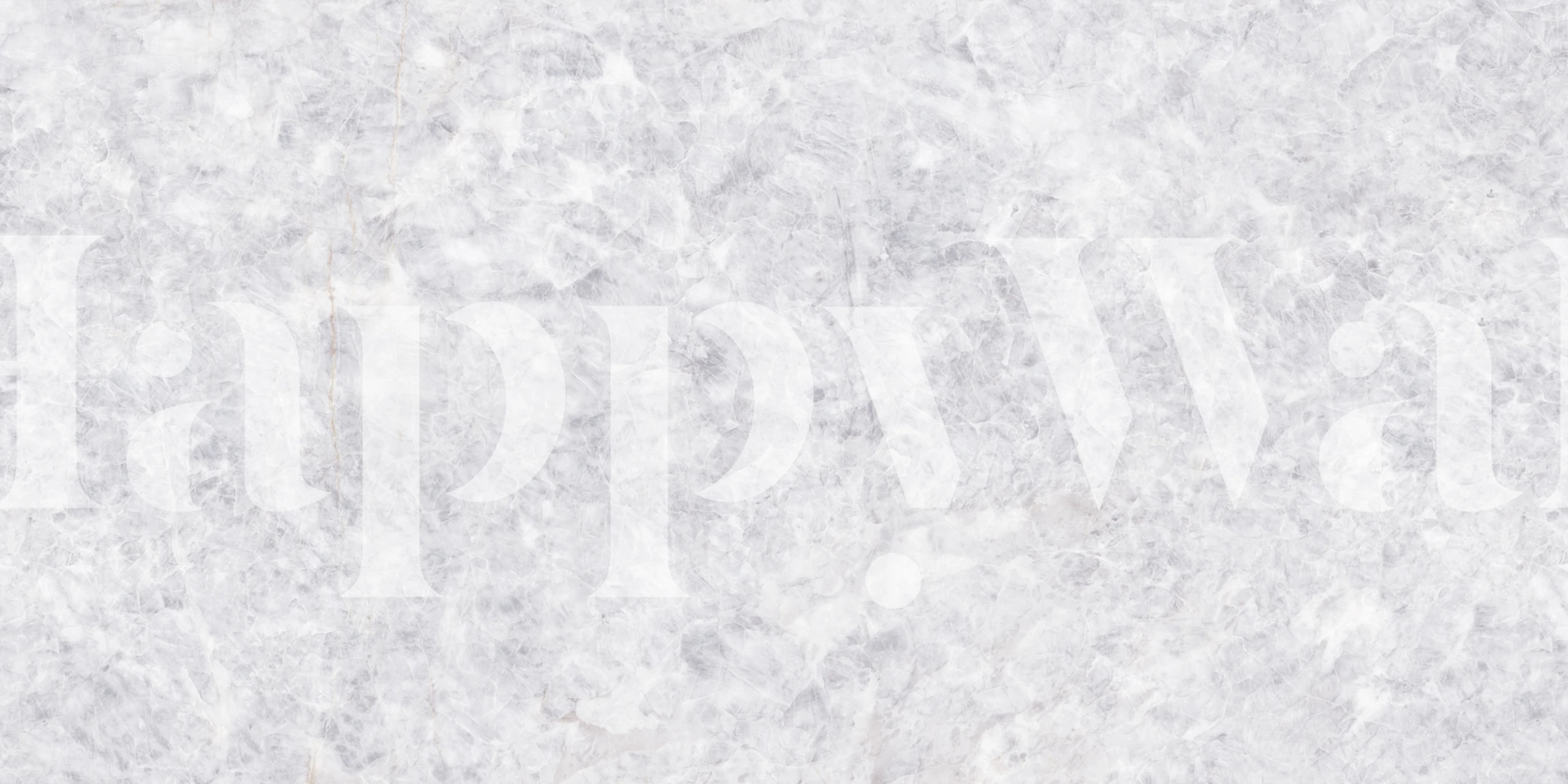 Cloudy marble texture in white and grey colors wallpaper