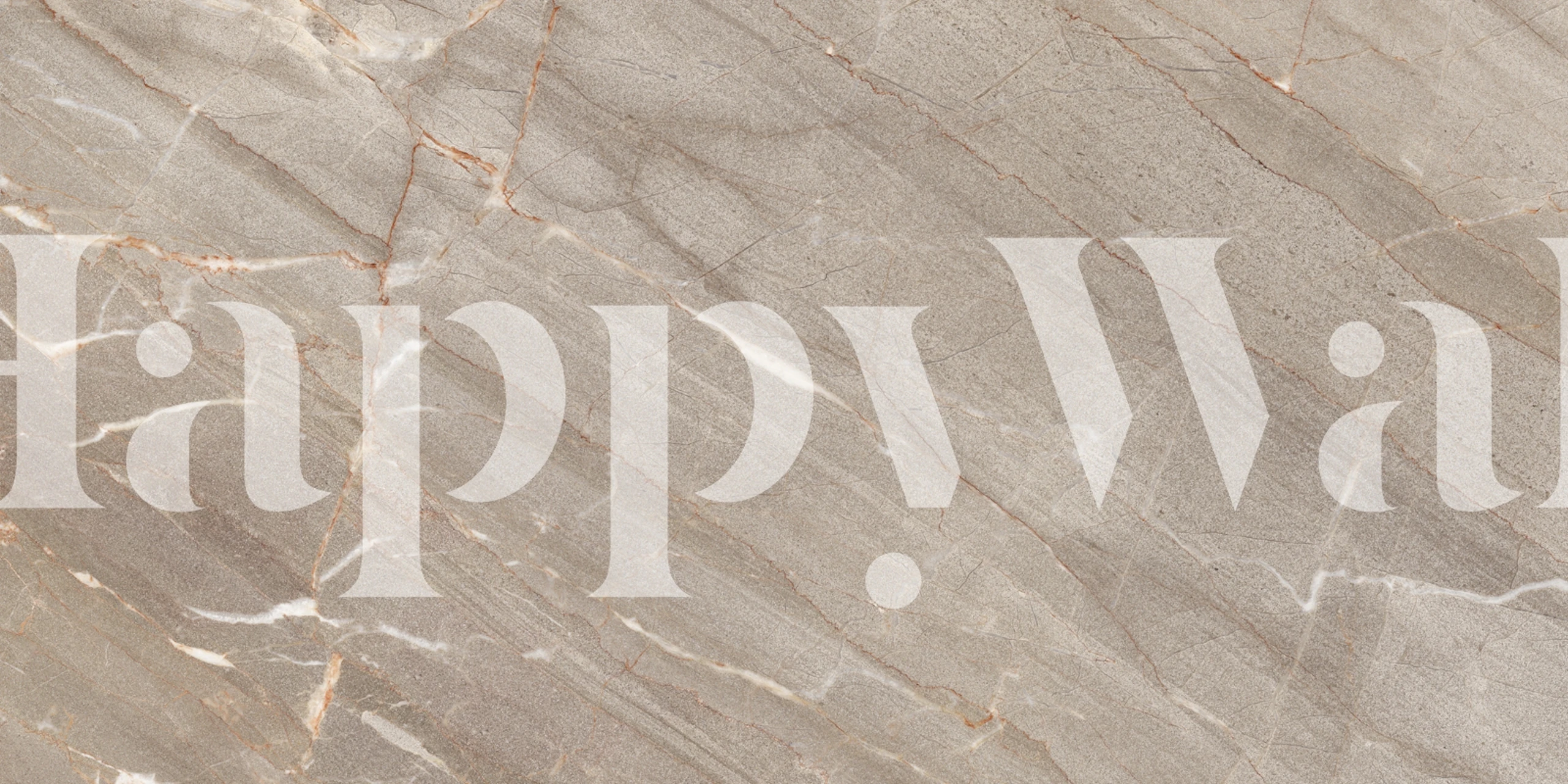 Natural Dune Marble wallpaper in een kamer