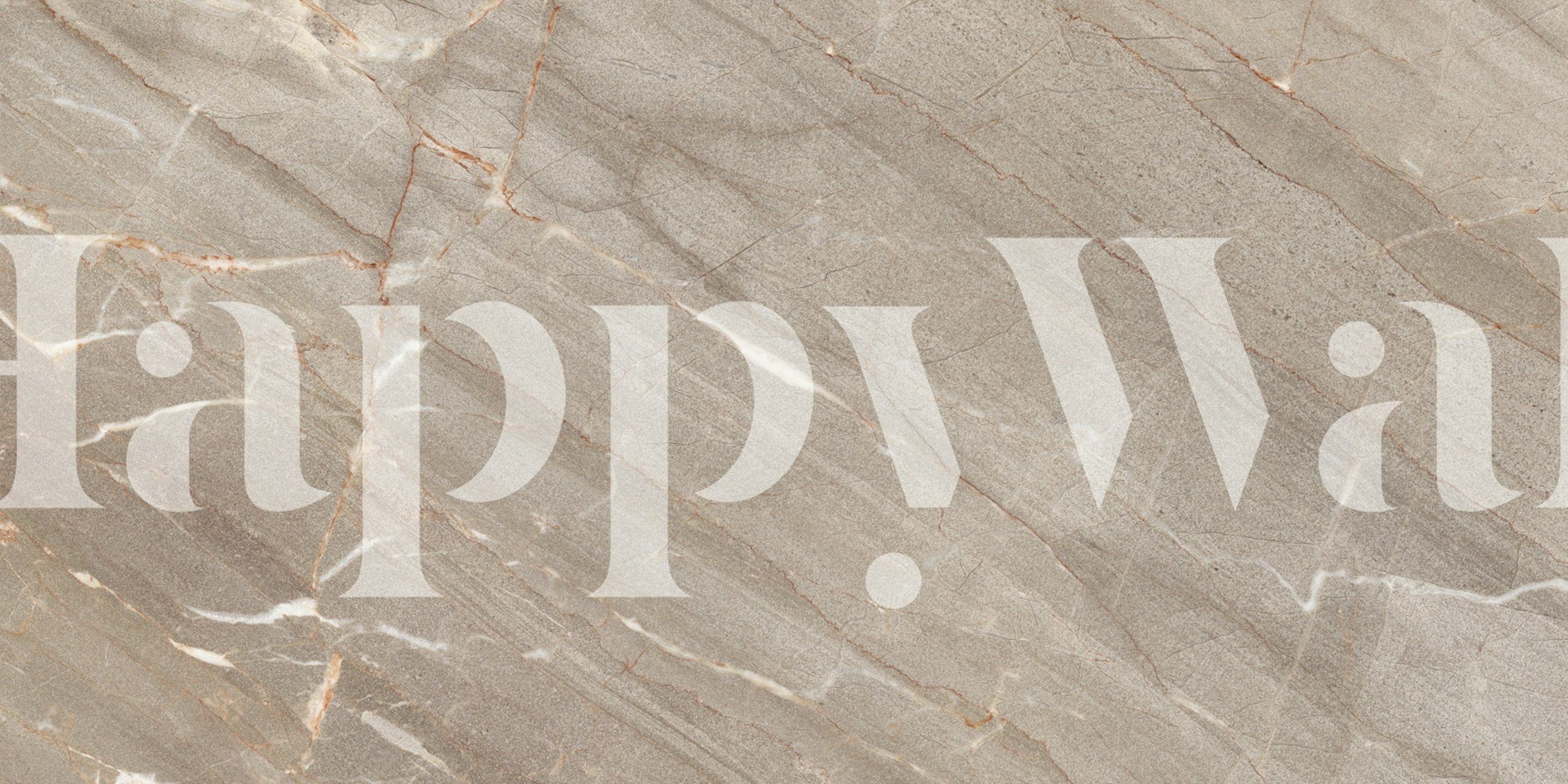 Natural Dune Marble wallpaper in a room