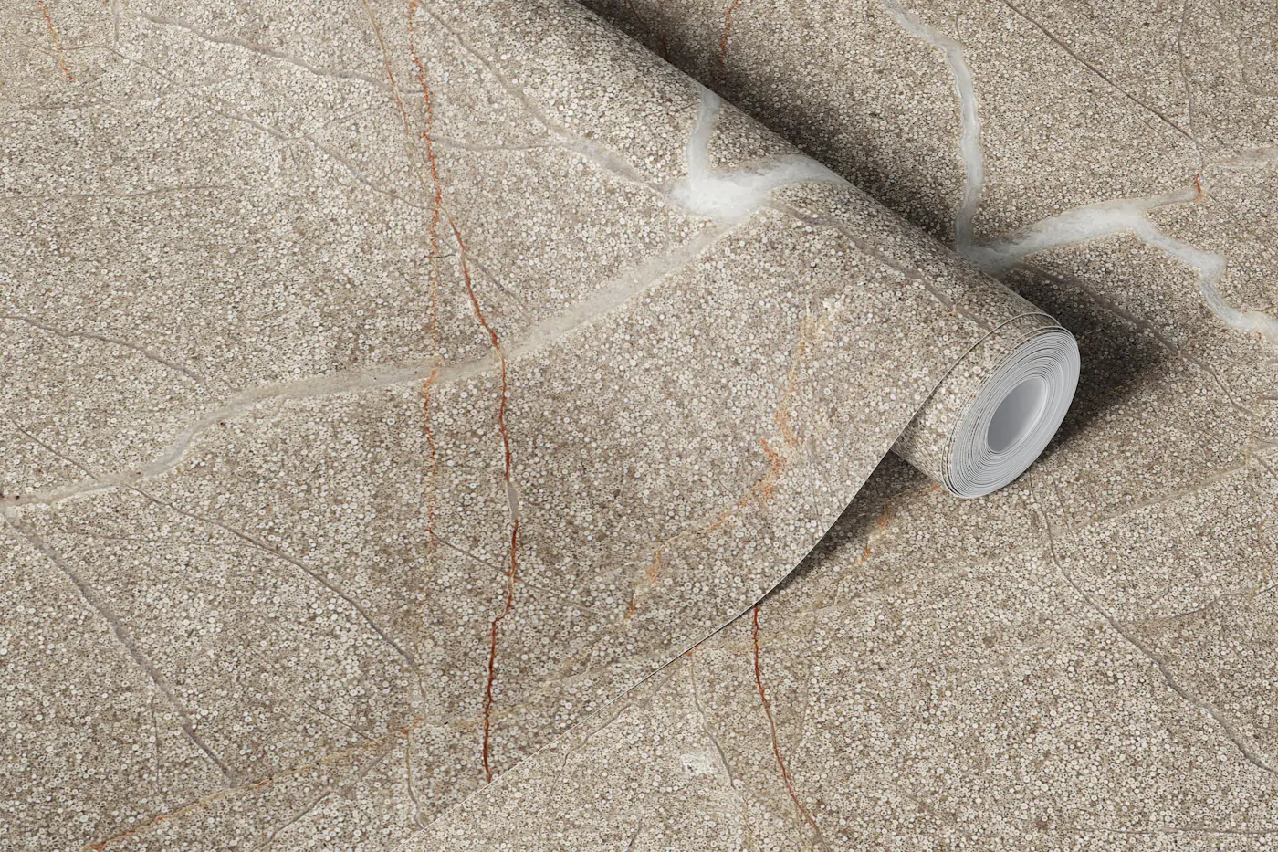 Earthline Quartz Flow Stone wallpaper roll