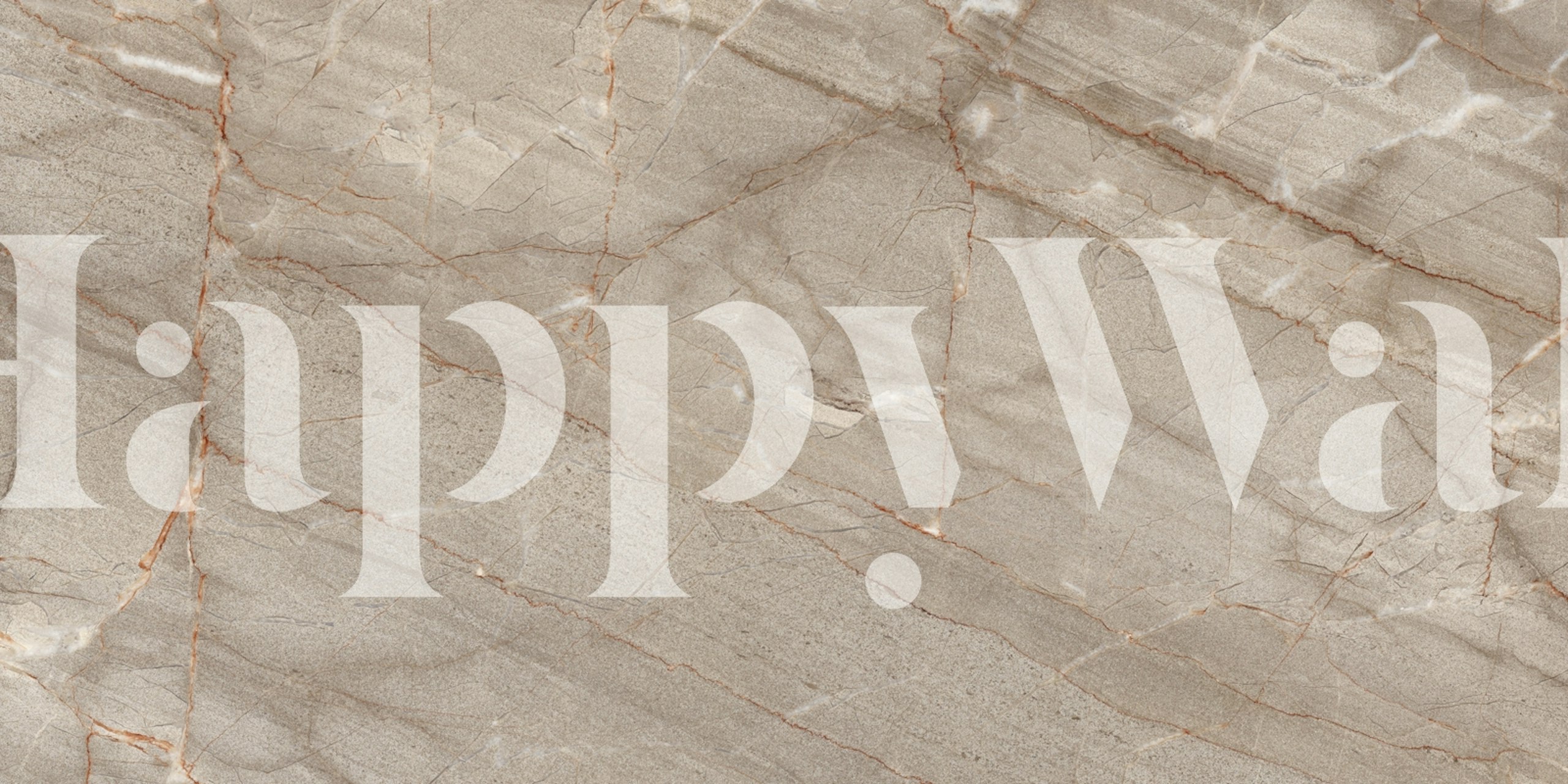 Papel pintado Desert Taupe Strata en una habitación