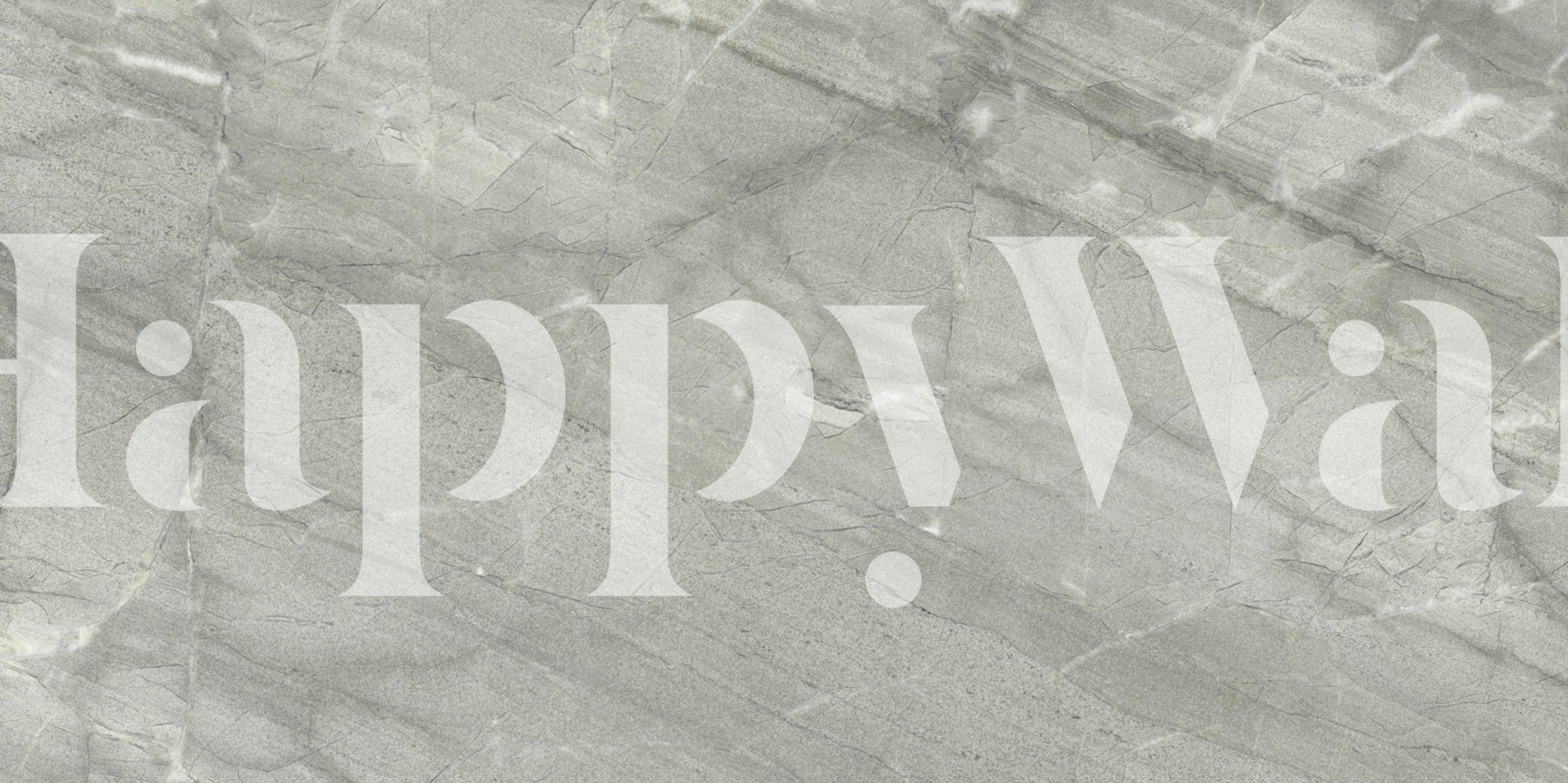 Silver Ash Marble Stone wallpaper in a room