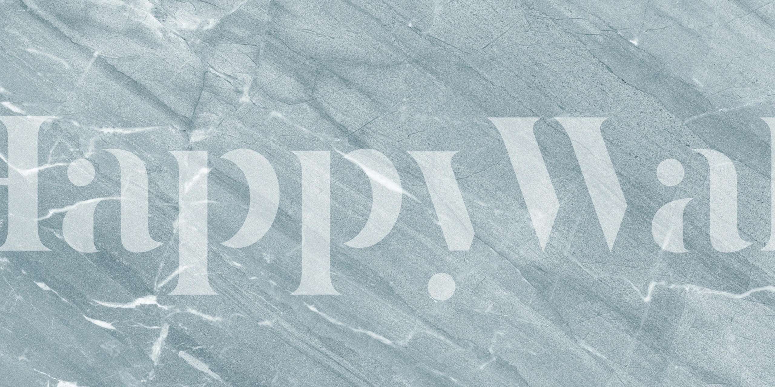 Cool blue marble background with white veins wallpaper