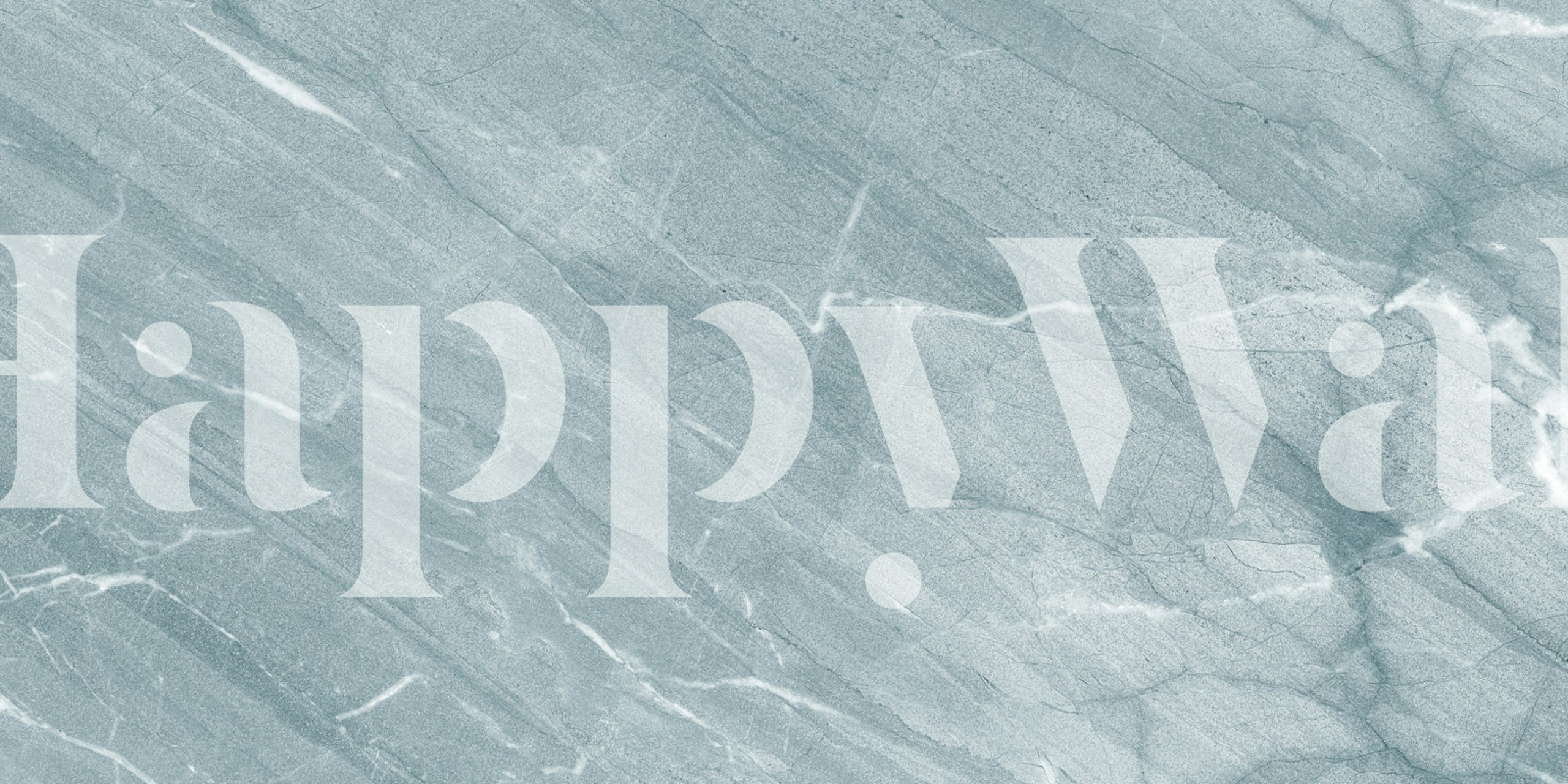 Nordic Blue Lithic Marble wallpaper in a room