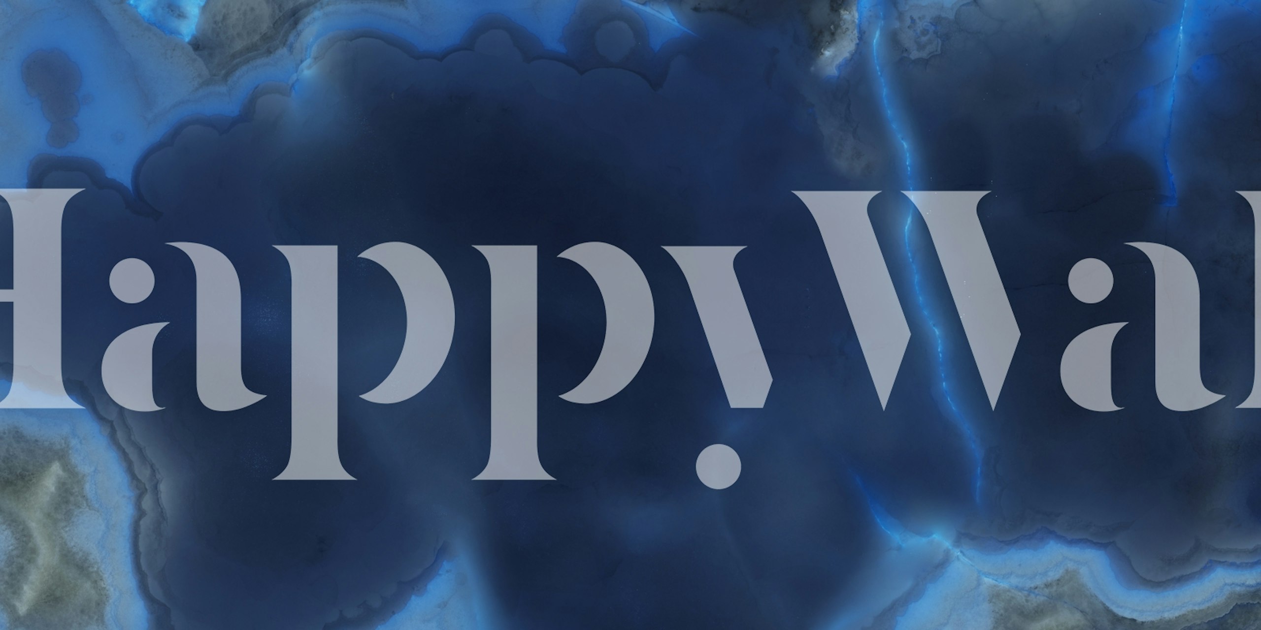 Nocturne Azul Crystal Onyx tapet i et rom