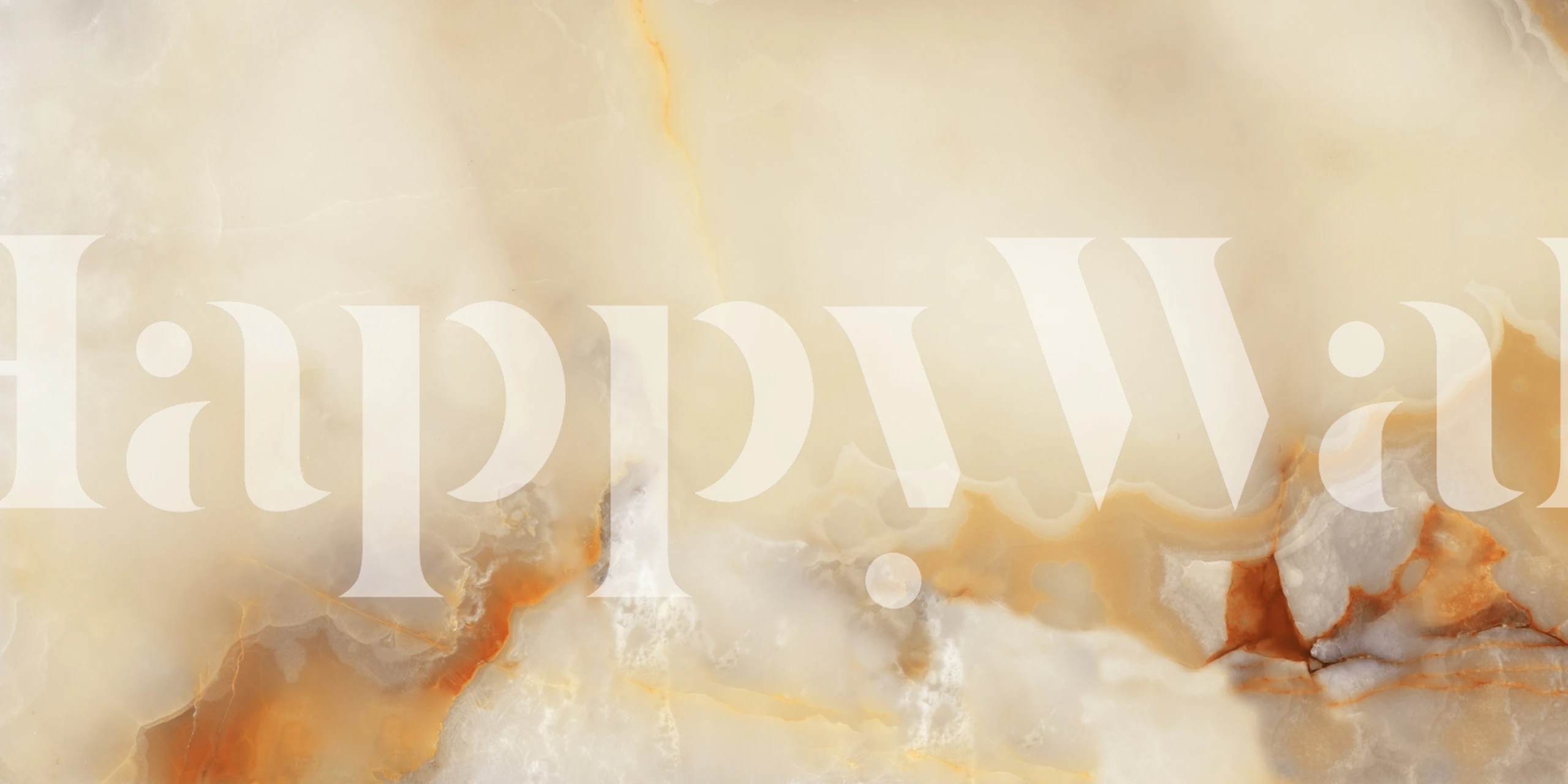 Golden Alabaster Cloud Onyx wallpaper in a room