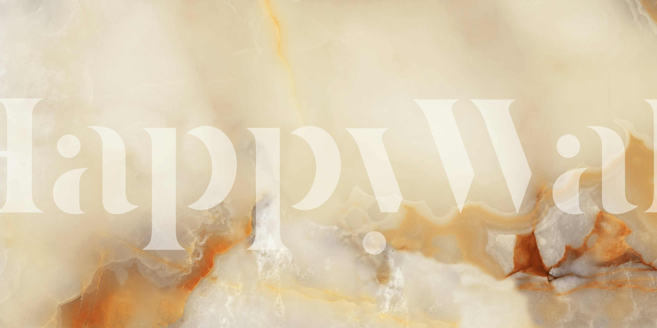 Golden Alabaster Cloud Onyx wallpaper in a room