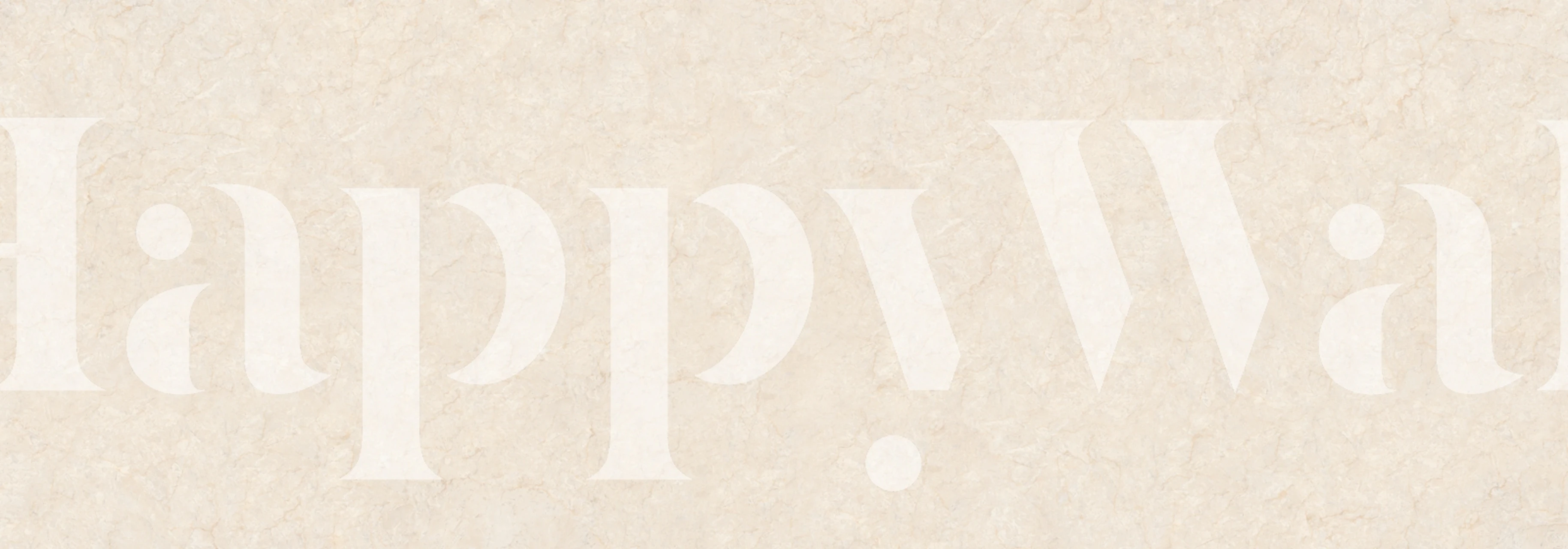 Textured ivory marble wallpaper with soft cream tones