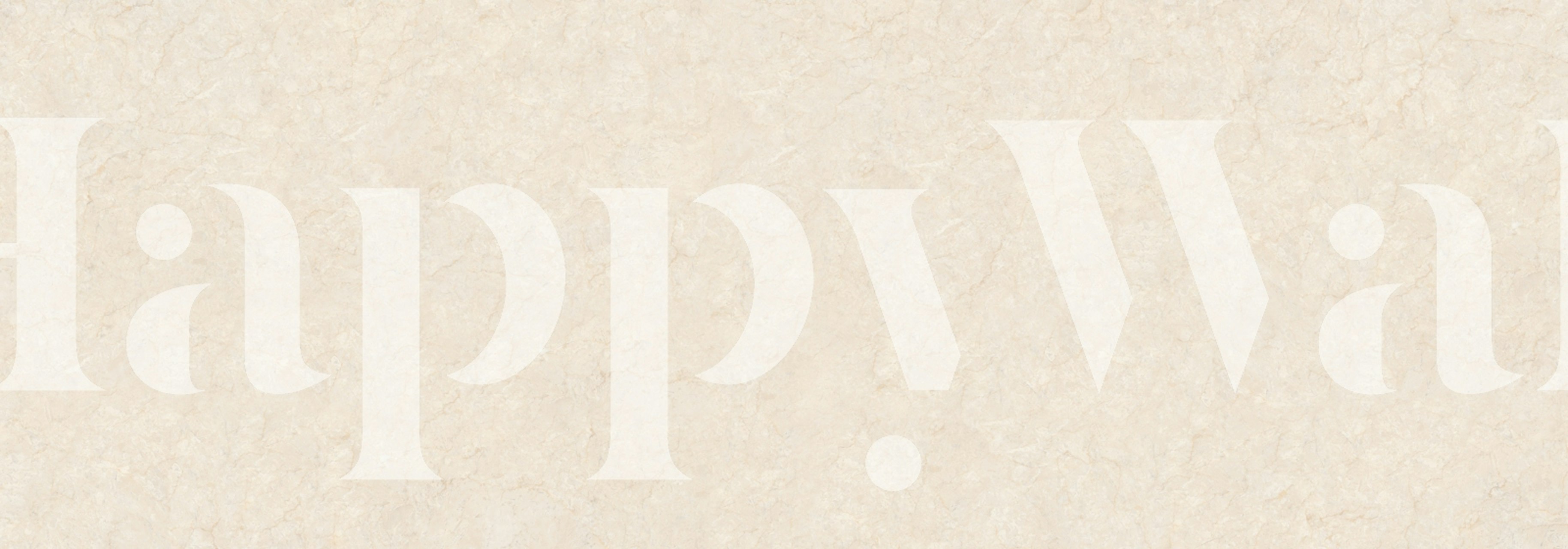 Textured ivory marble wallpaper with soft cream tones