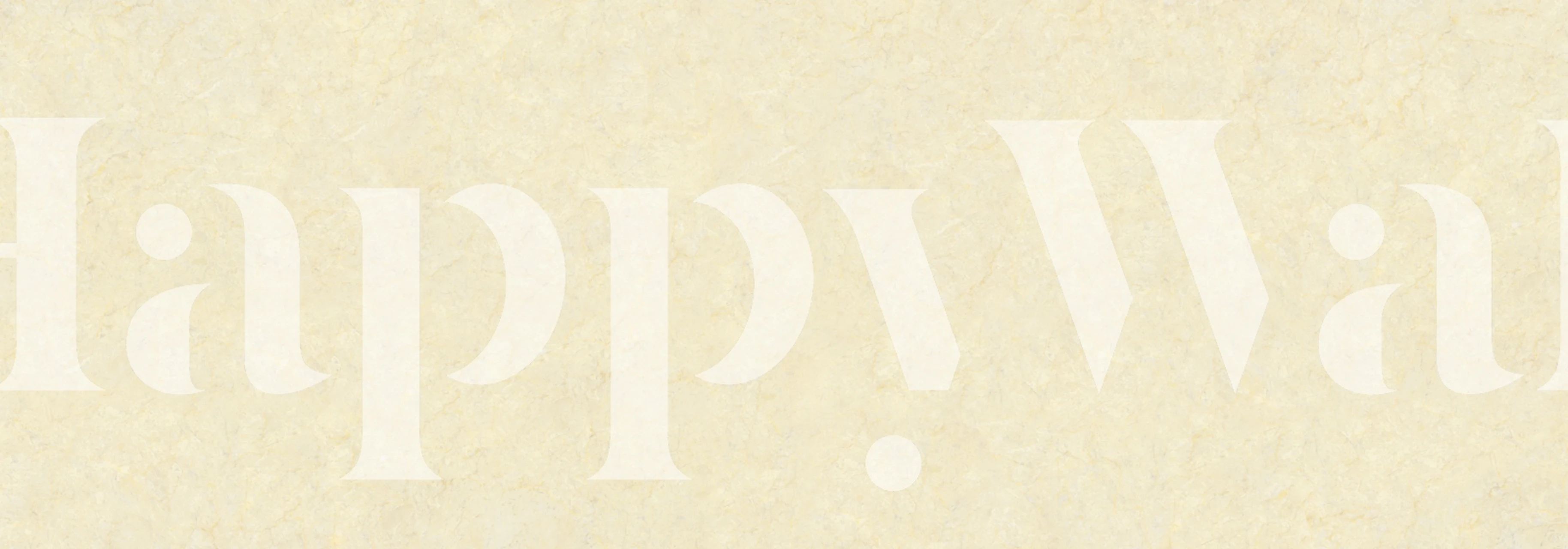 Pale Butter Limestone Marble wallpaper in a room