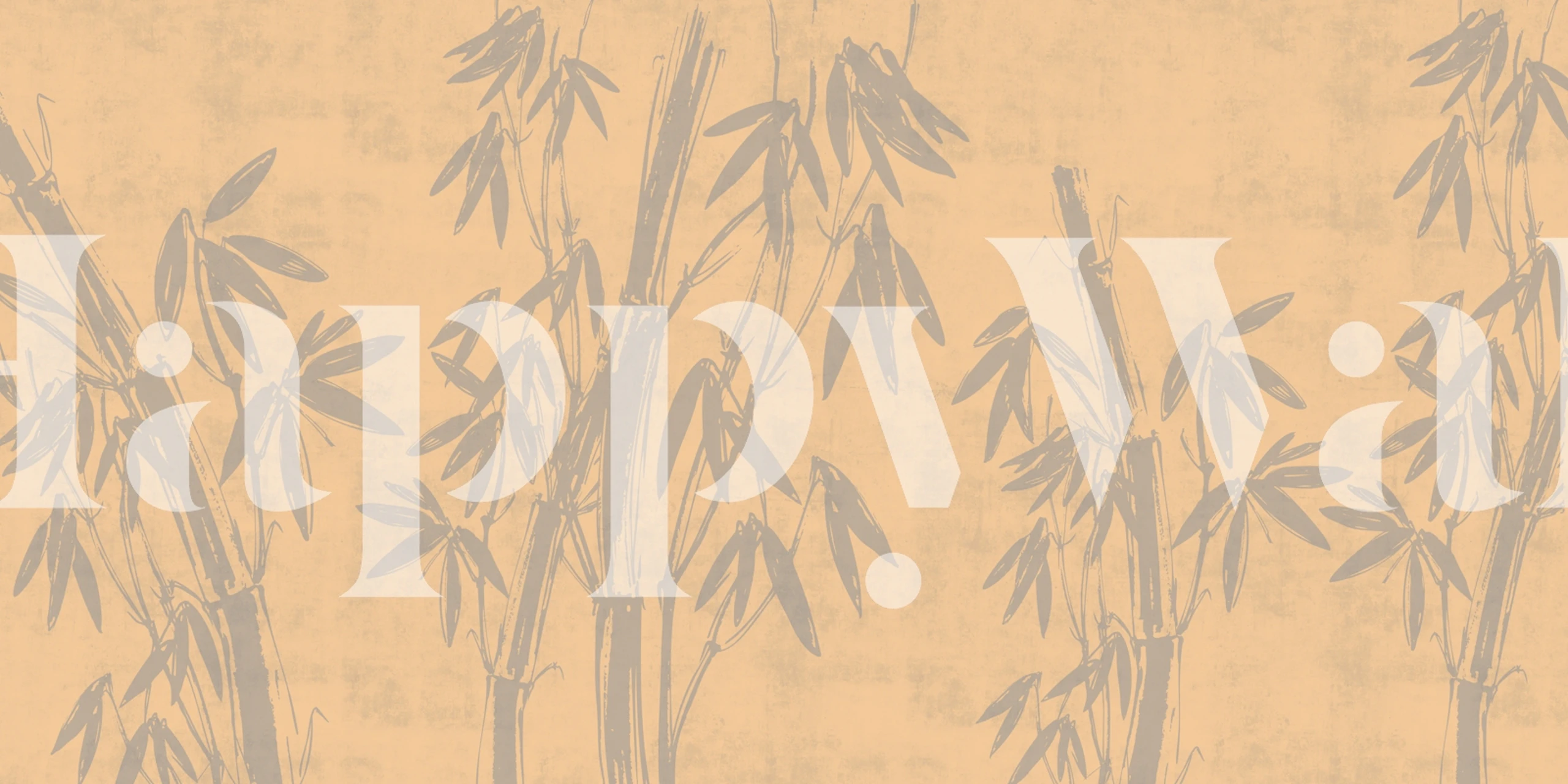 Bamboo summer vibes wallpaper in a room