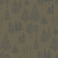 Rustic Tree Silhouettes wallpaper