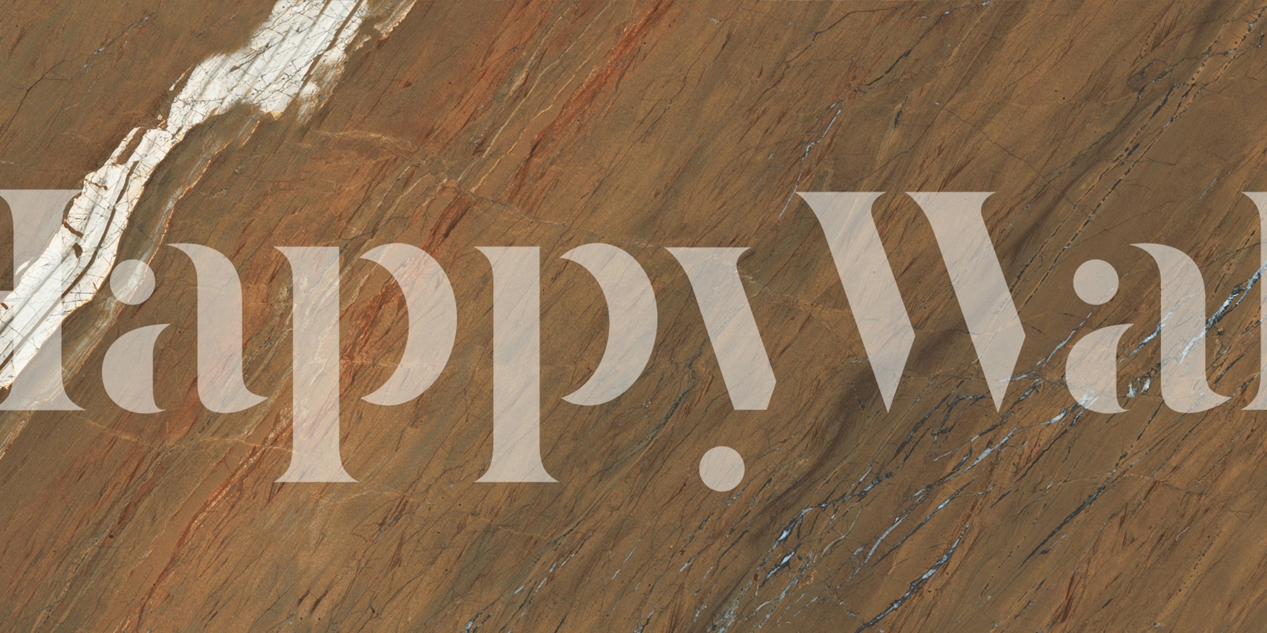 Copper vein wallpaper in a stylish room