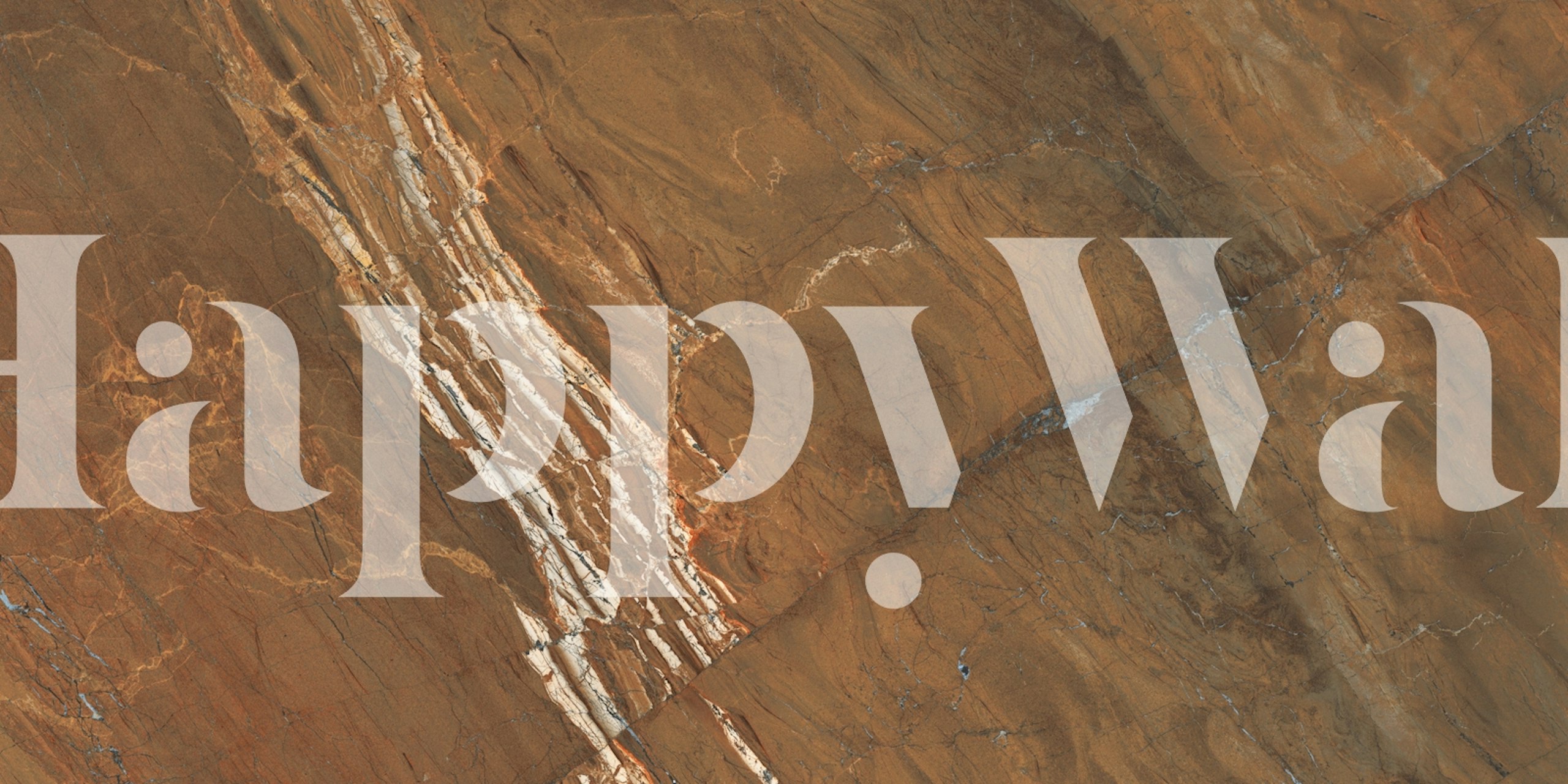 Copper Sandstone Marble behangontwerp