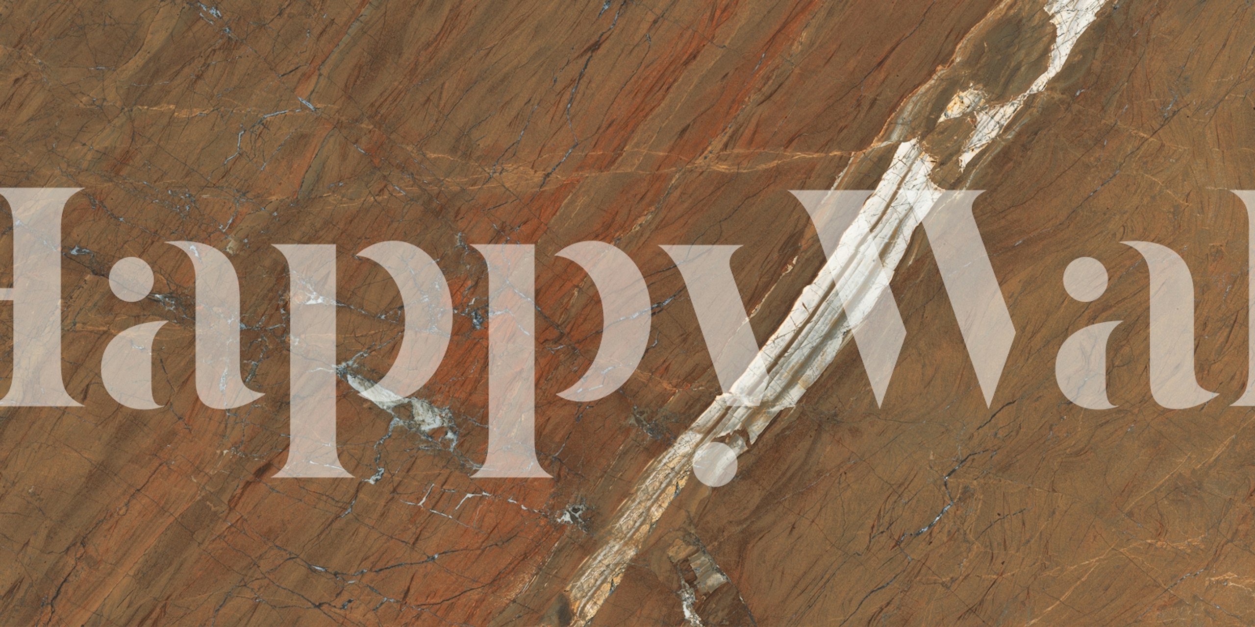 Sedimentary Beauty Stone wallpaper in interior setting