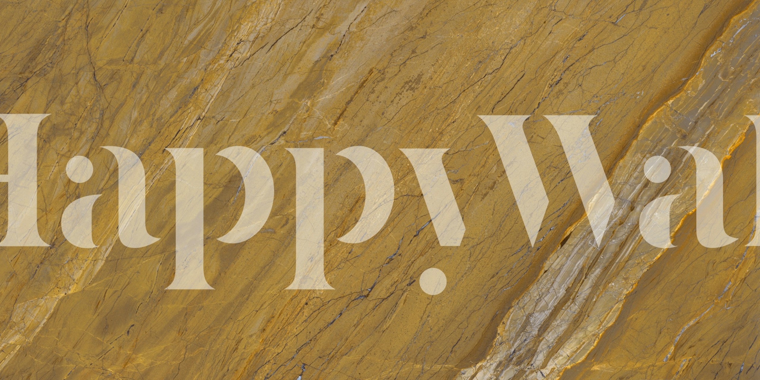 Gold marble texture with dark veining wallpaper