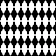 Harlequin Diamond pattern - Black and White