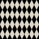 Harlequin Diamond pattern - Black and Cream