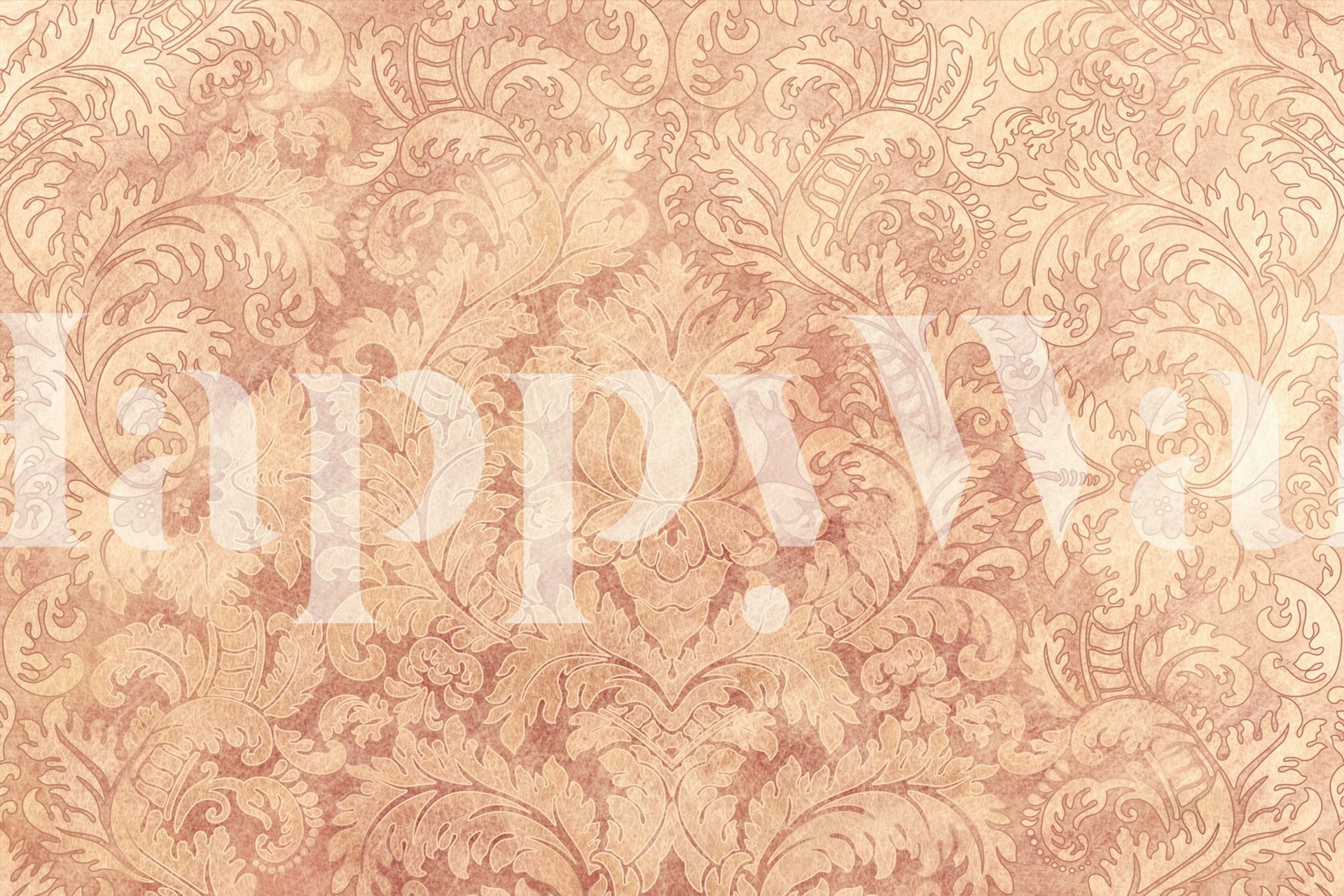 Baroque Heritage Foliage Tapestry Rose wallpaper design