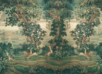 Woodland Verdure Tapestry Horizontal Seamless behang