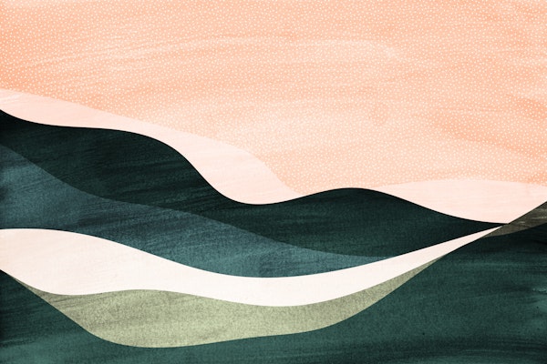 Calming Sunset Waves