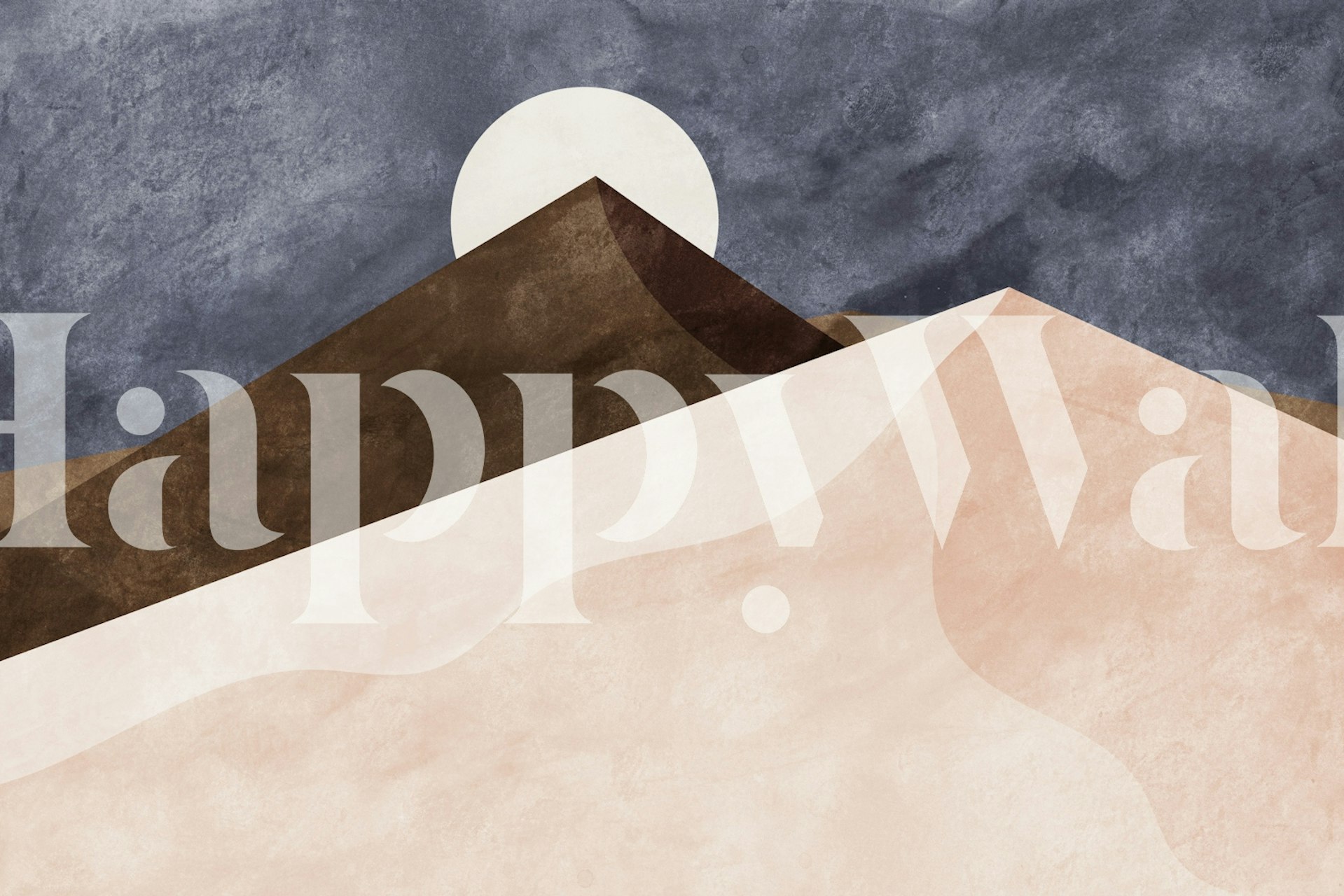 Tranquil Sand Dunes tapet i et rum