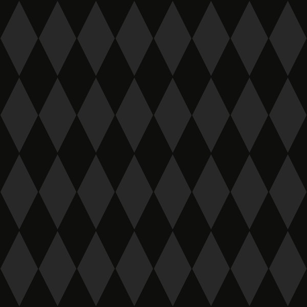 Harlequin Diamond pattern - black