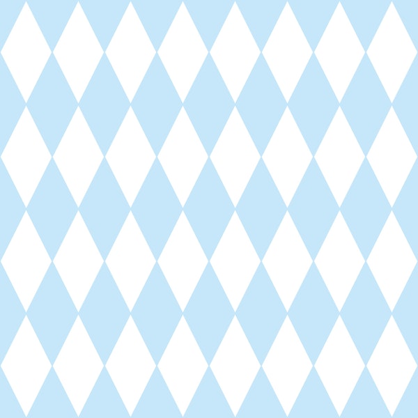 Harlequin Diamond pattern - light blue