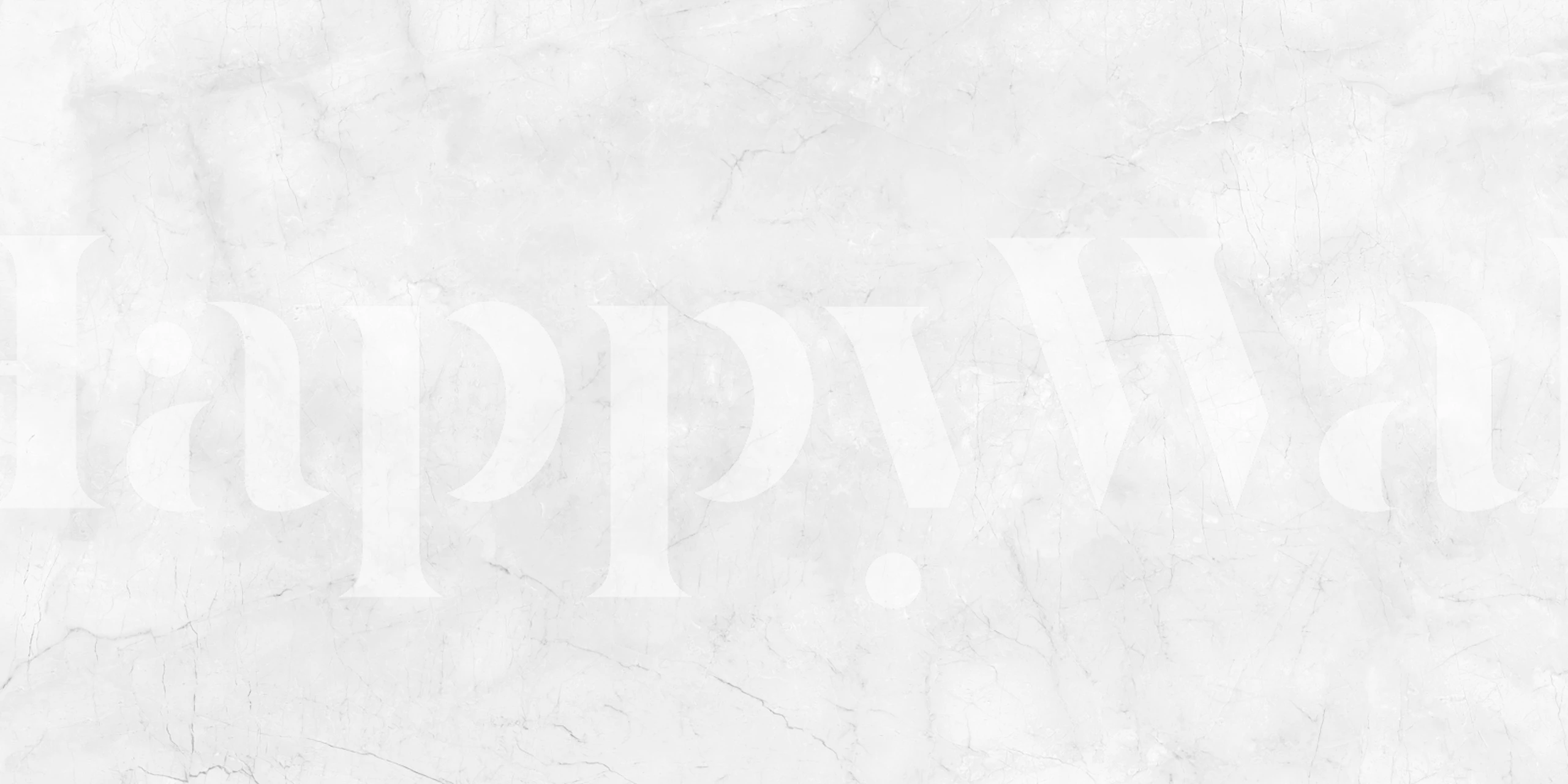 White marble effect wallpaper with soft gray veining