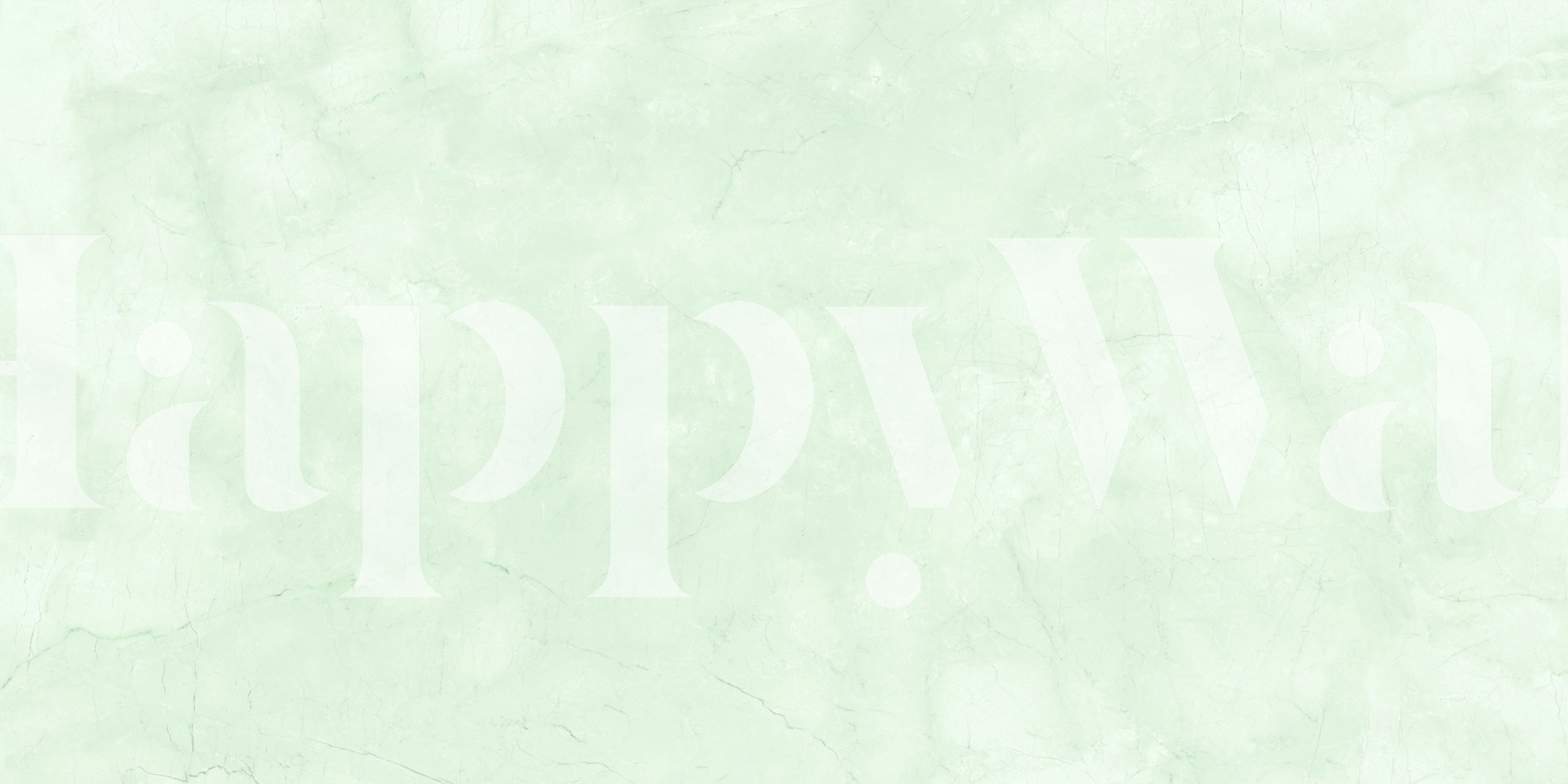 Soft pastel green marble design wallpaper