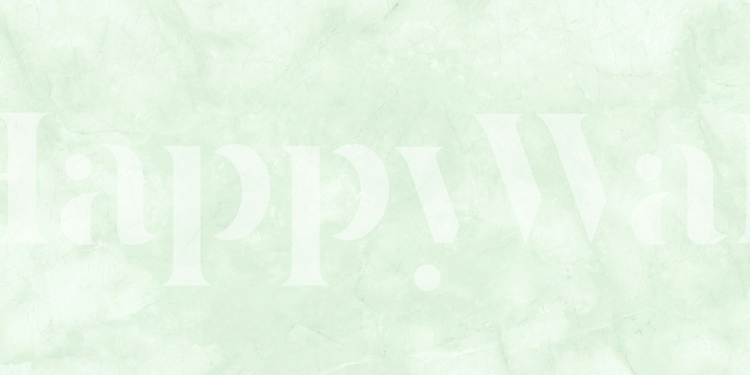 Calming misty green wallpaper in a room