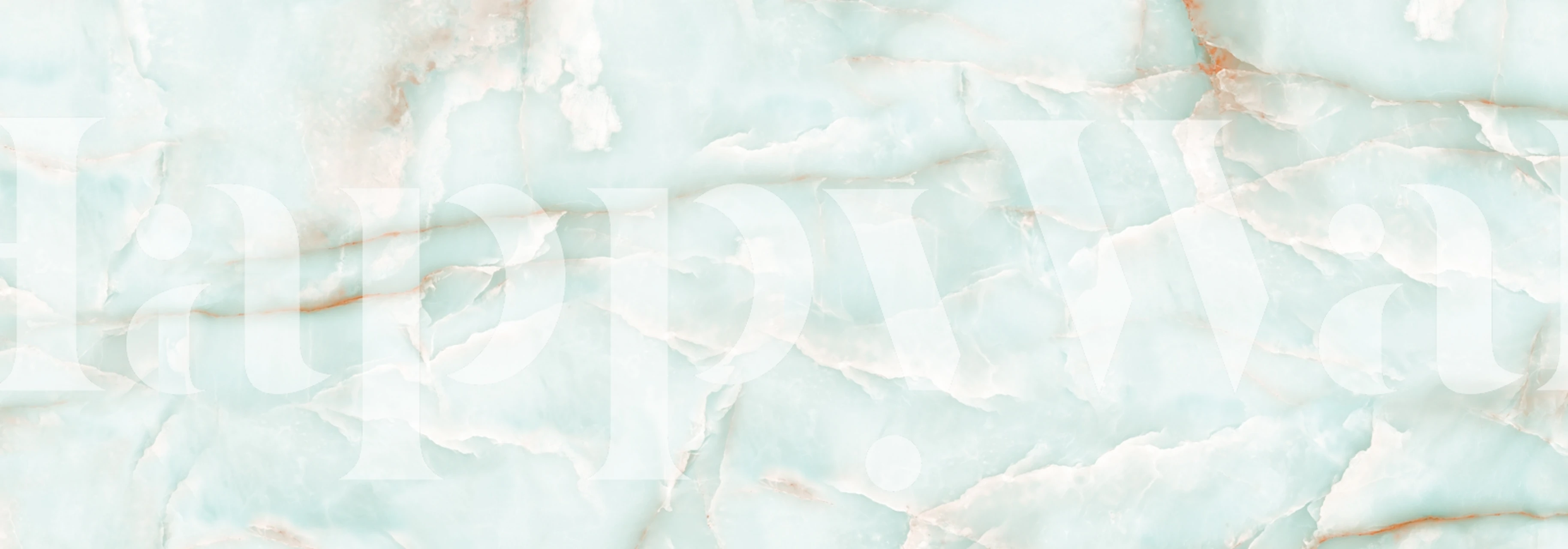 Aqua Blue Onyx Marble Stone wallpaper in a room