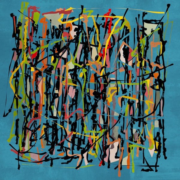 Multicolor Scribble Dance