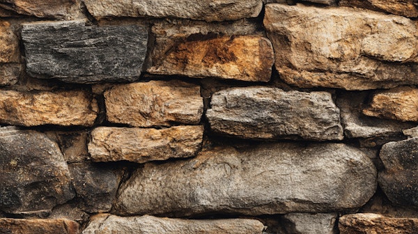Rustic Stone Wall Design