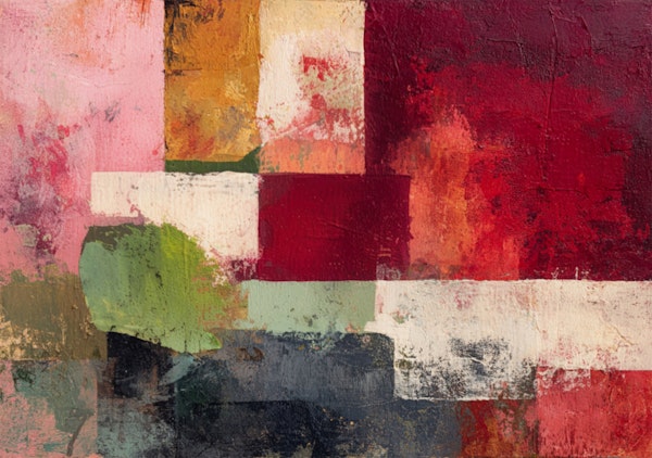 Rustic Burgundy Color Burst