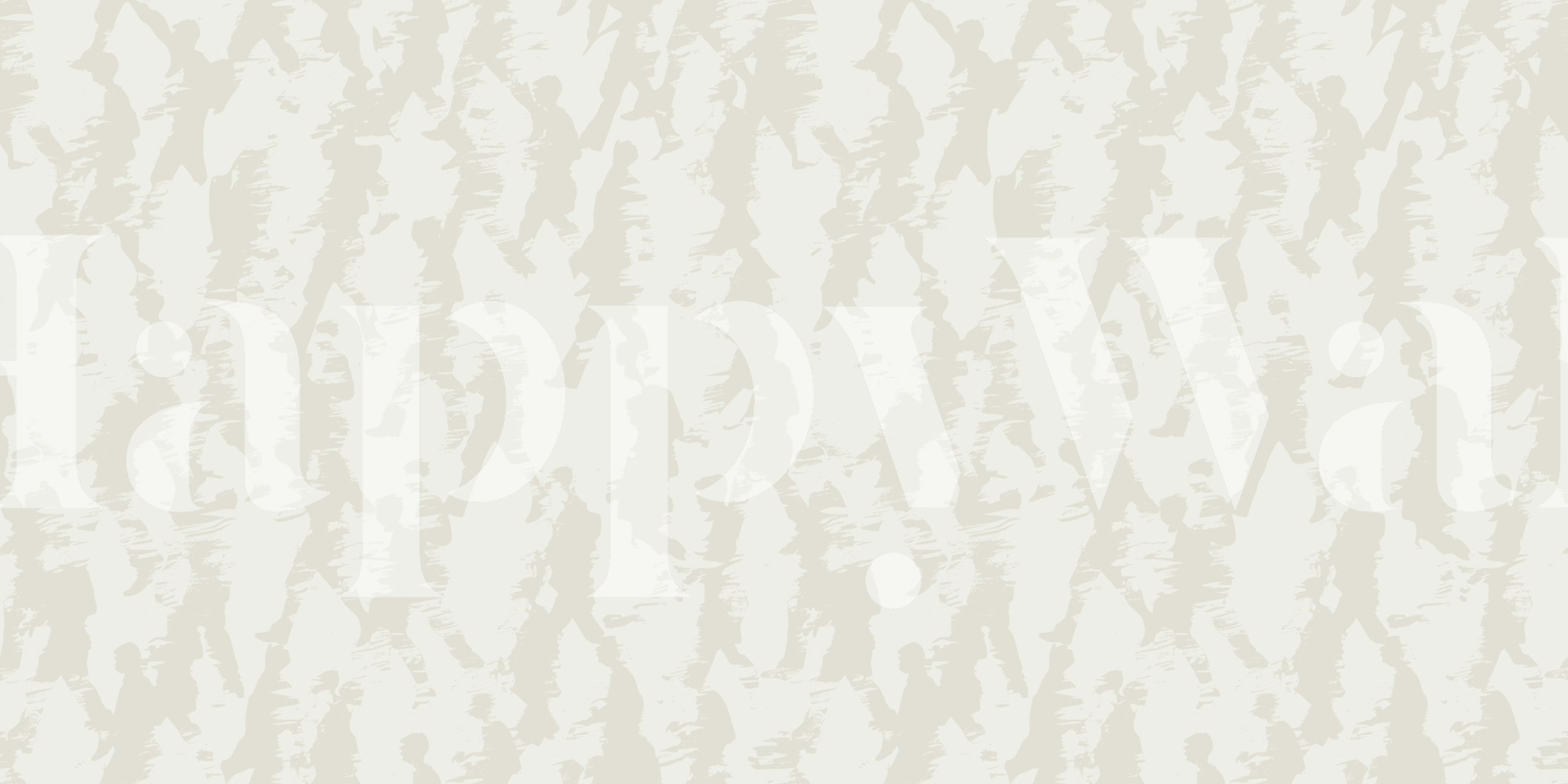 Design tapety s motivem Hurry People