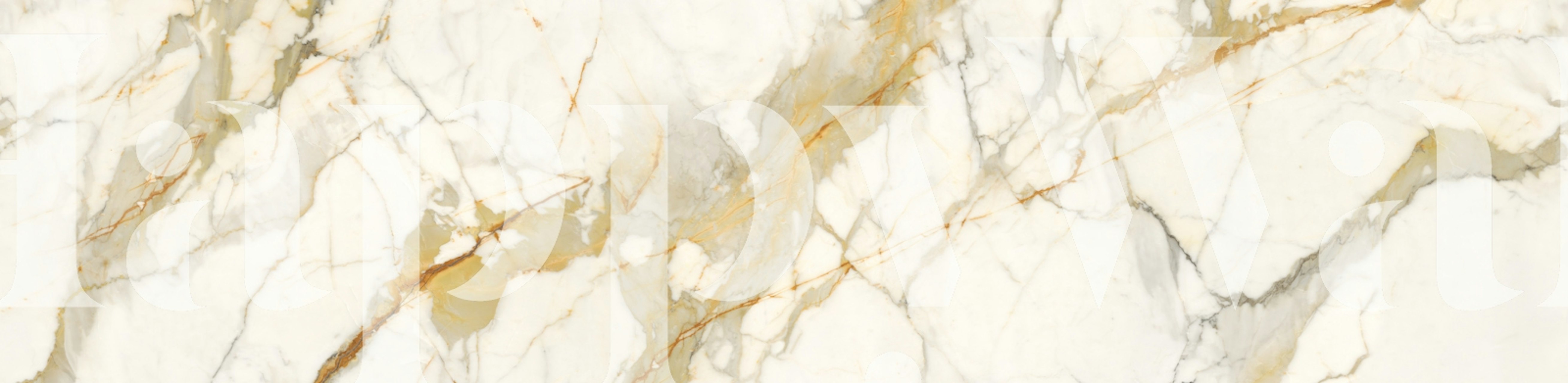 Papel pintado White Gold Vein Luxury Marble en una habitación