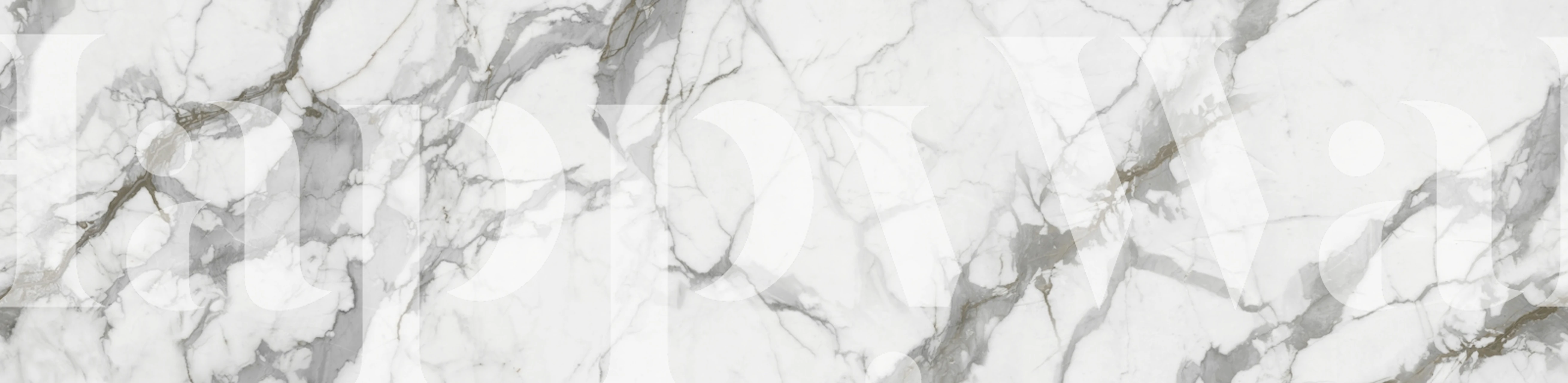 Soft grey vein marble pattern wallpaper with white base.