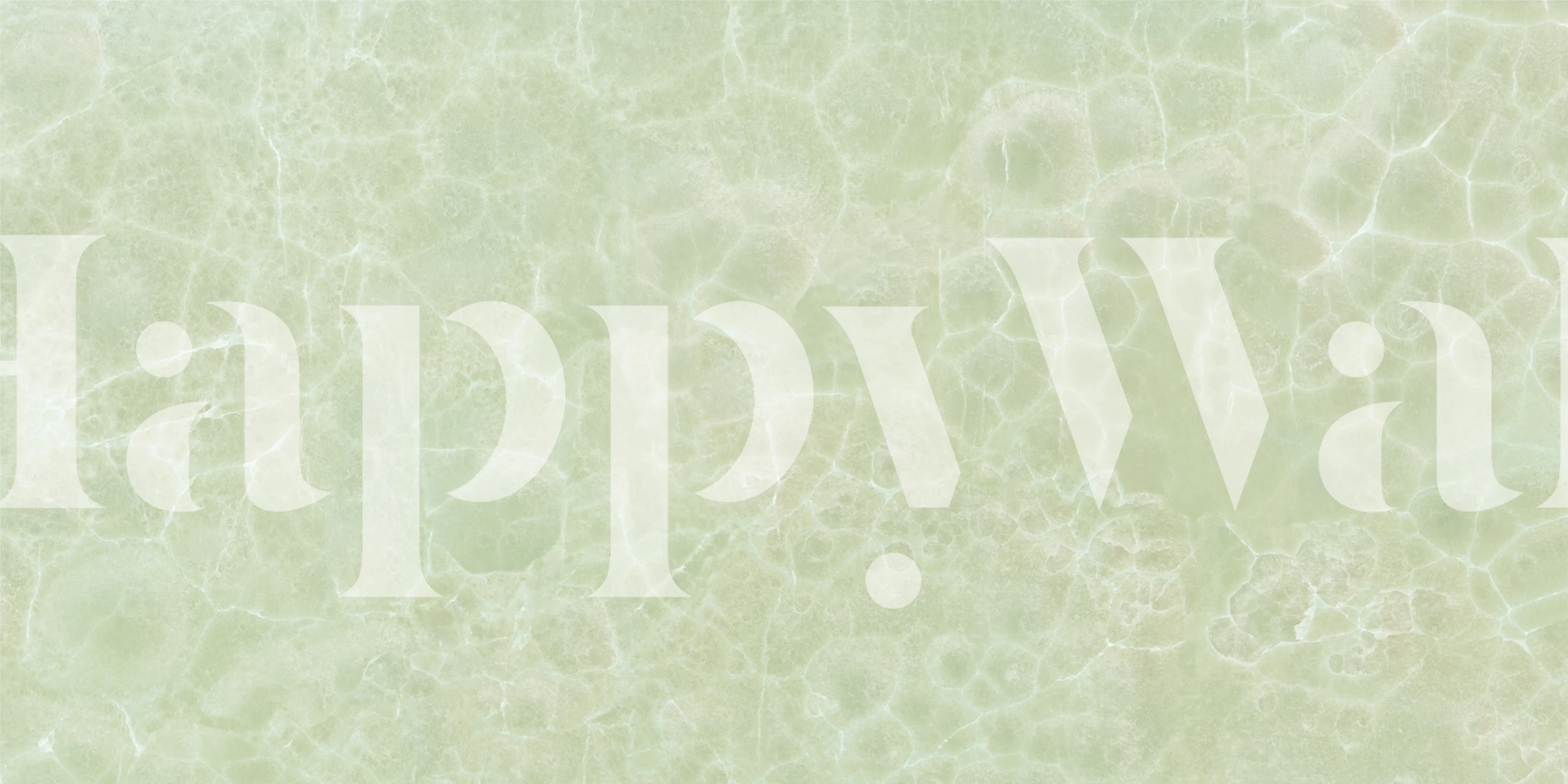 Pistachio Green Onyx Marble behang in een kamer