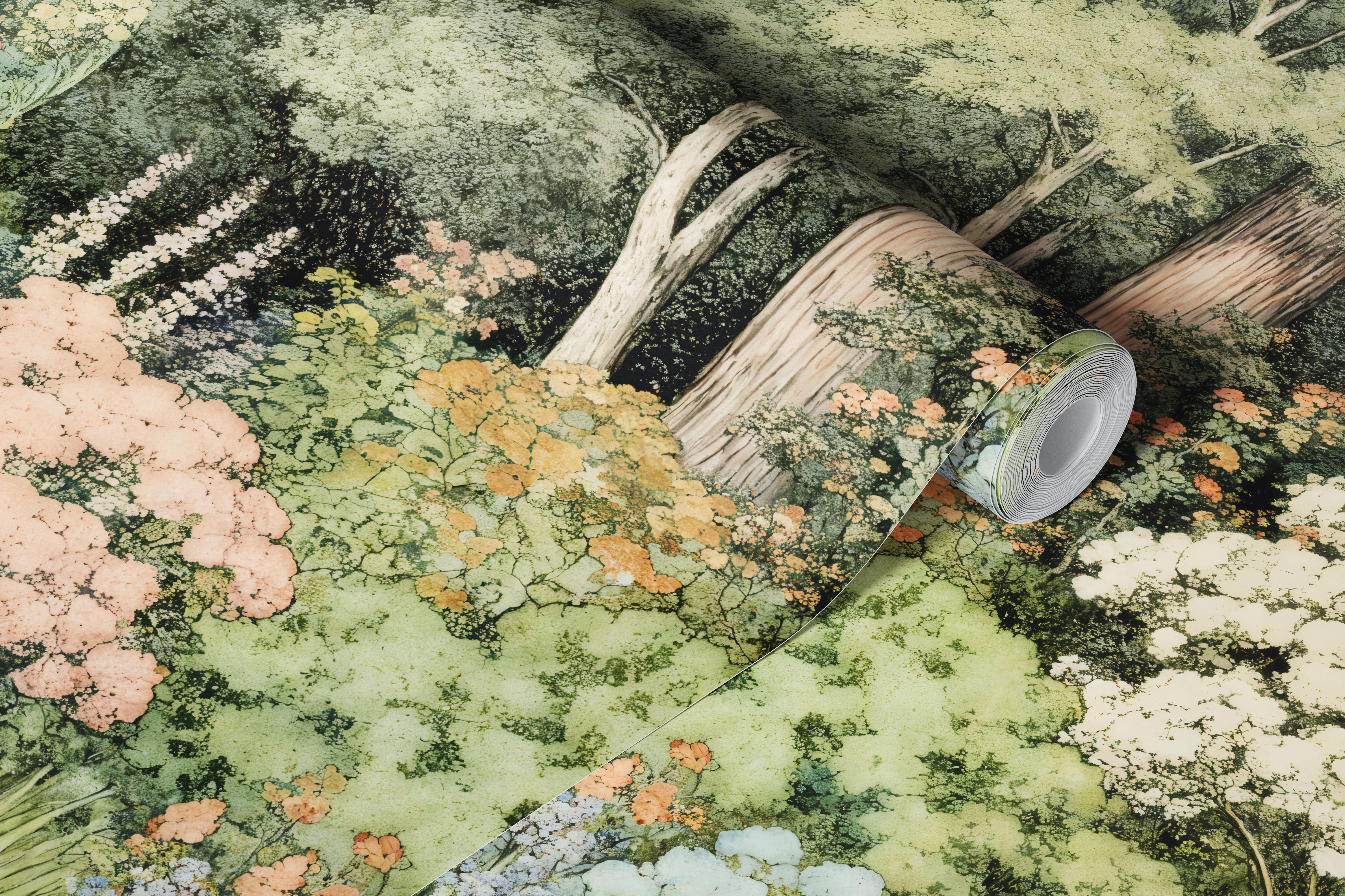 Blooming Forest Paradise tapet i et rum