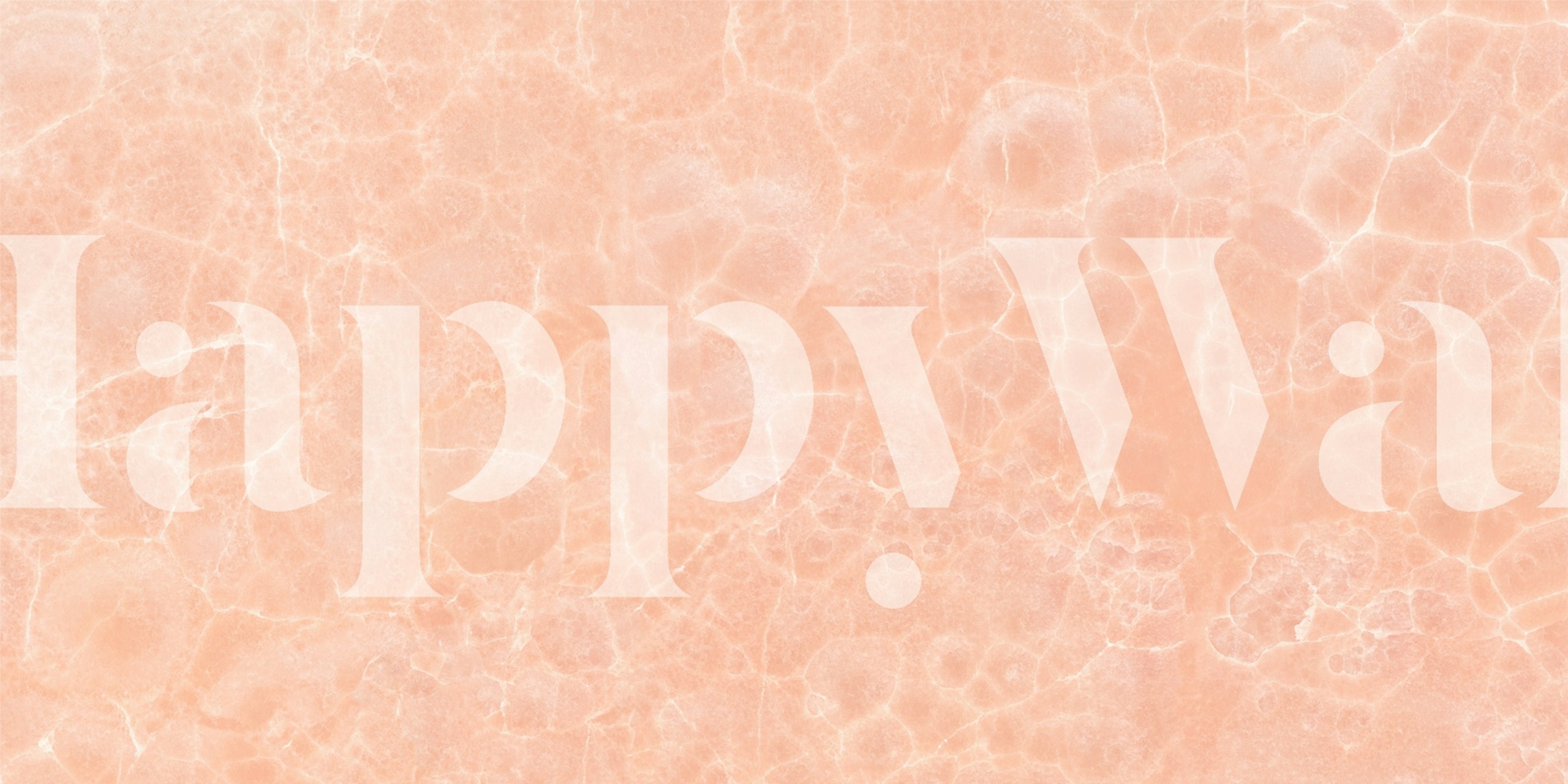 Peach Pink Onyx Marble Texture tapeta w pomieszczeniu